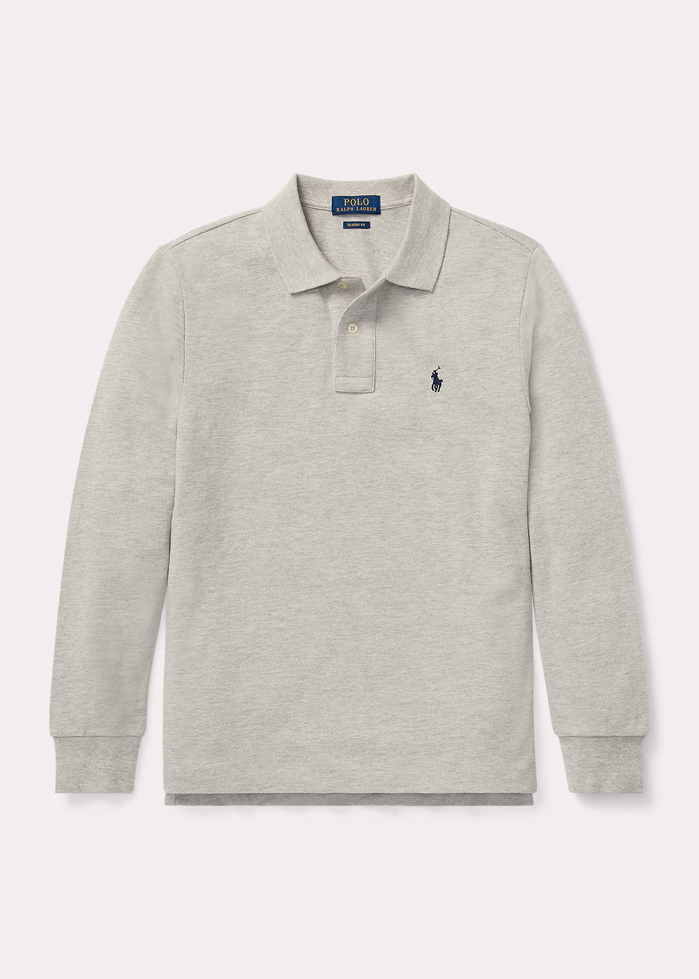 Langärmliges Poloshirt aus Baumwollpiqué - RALPH LAUREN OUTLET