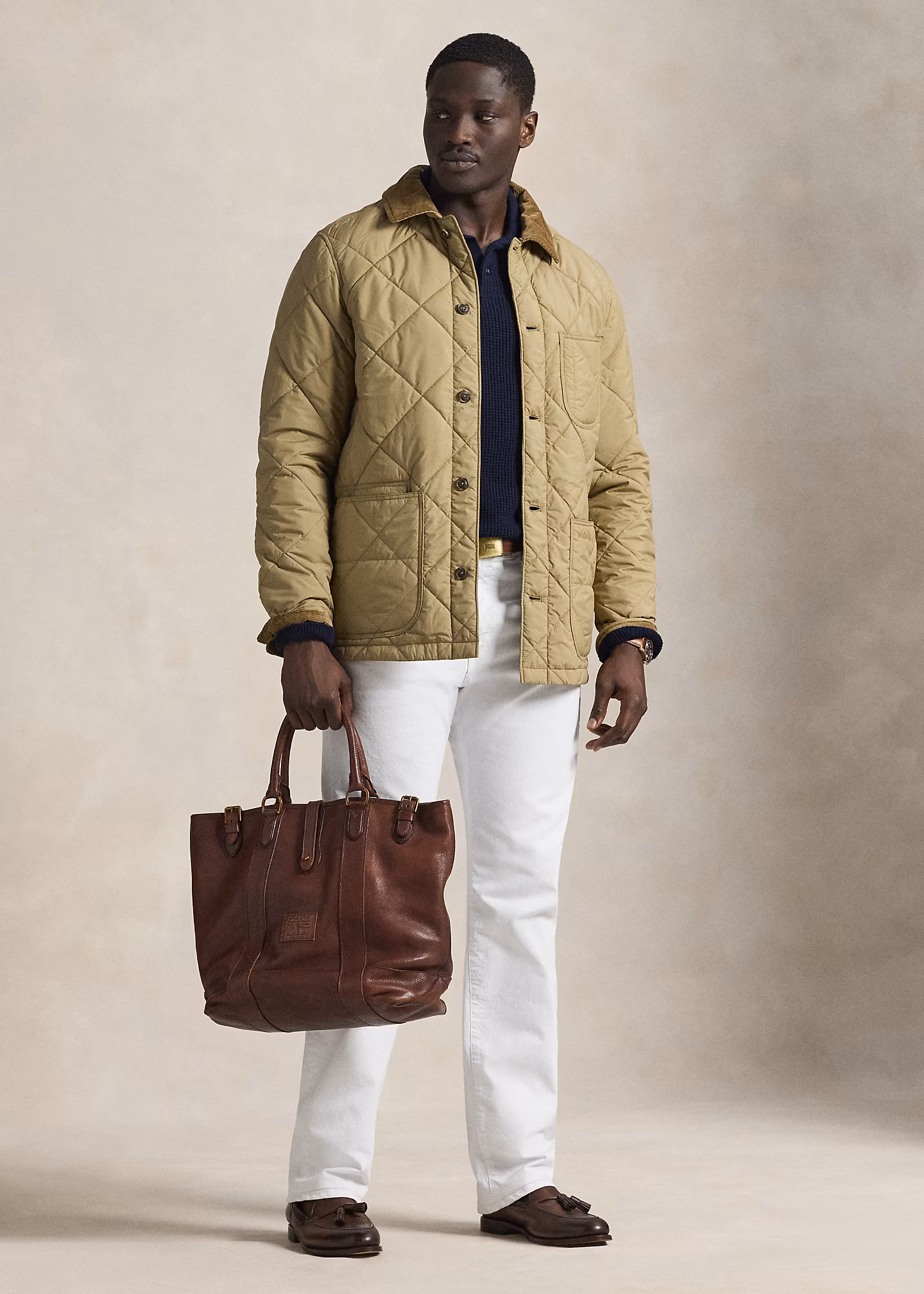 Strukturierter Pullover mit Polokragen - RALPH LAUREN OUTLET