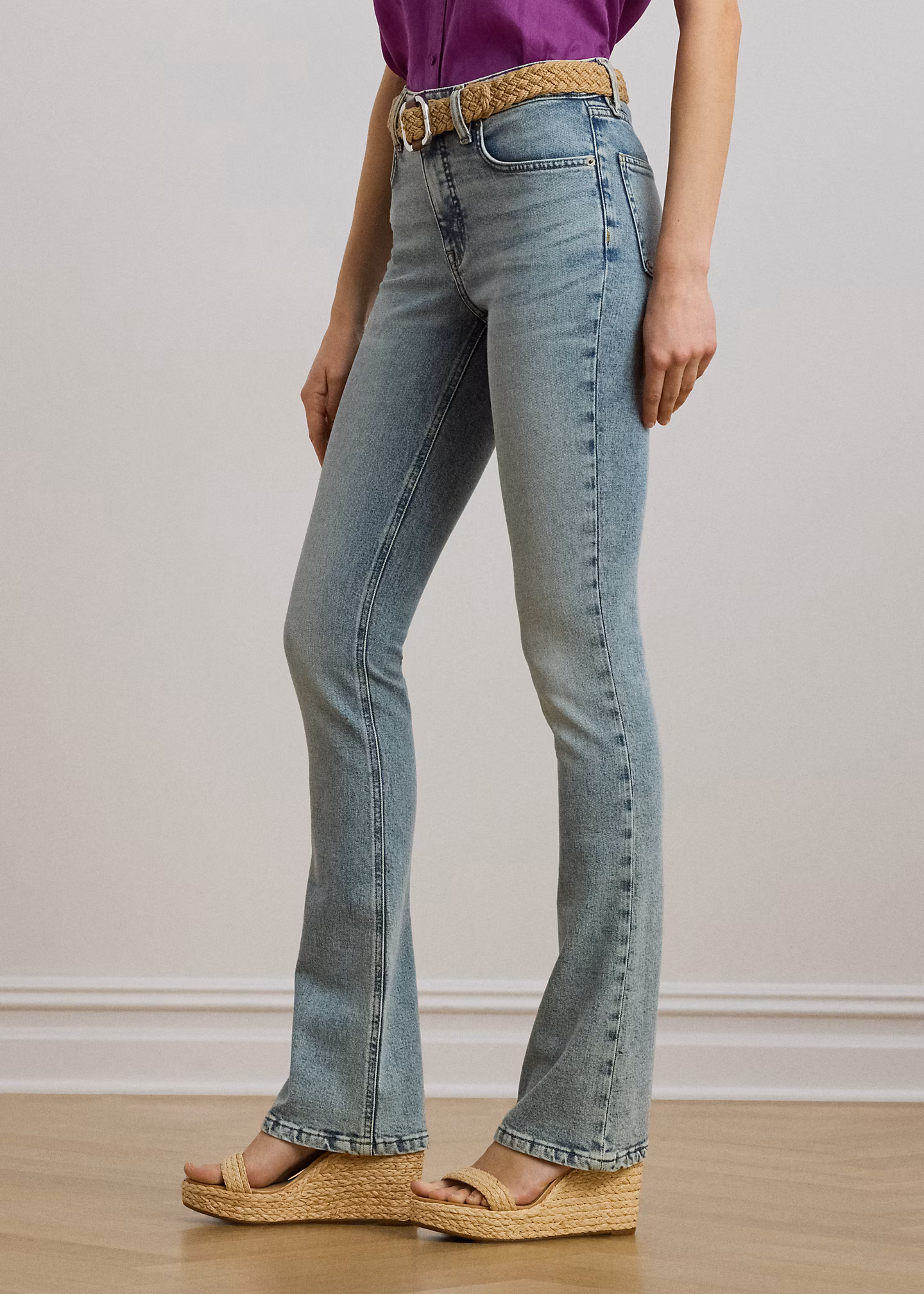 Bootcut-Jeans mit hoher Leibhöhe - RALPH LAUREN OUTLET