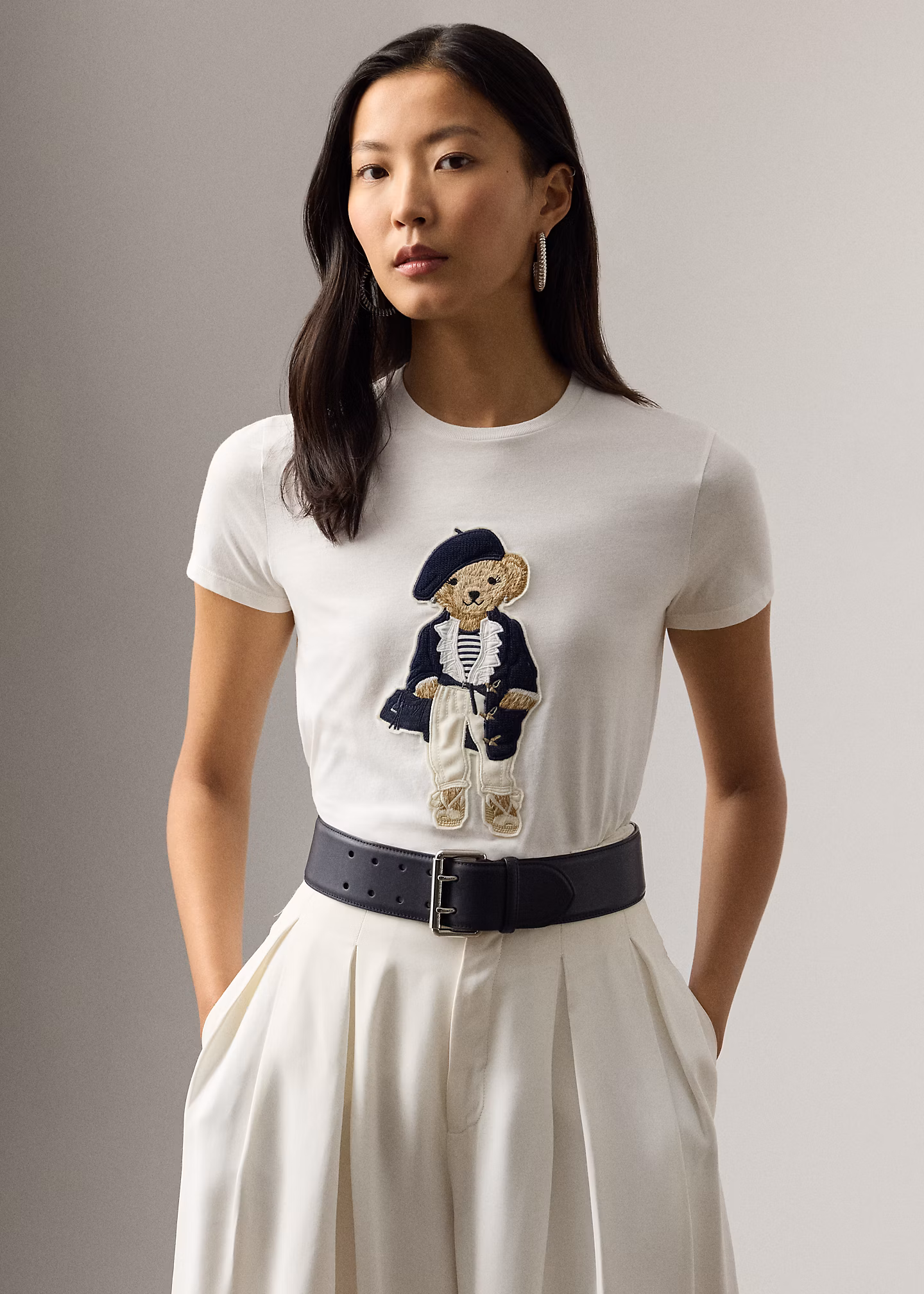 T-Shirt mit Pre-Spring Polo Bear - RALPH LAUREN OUTLET