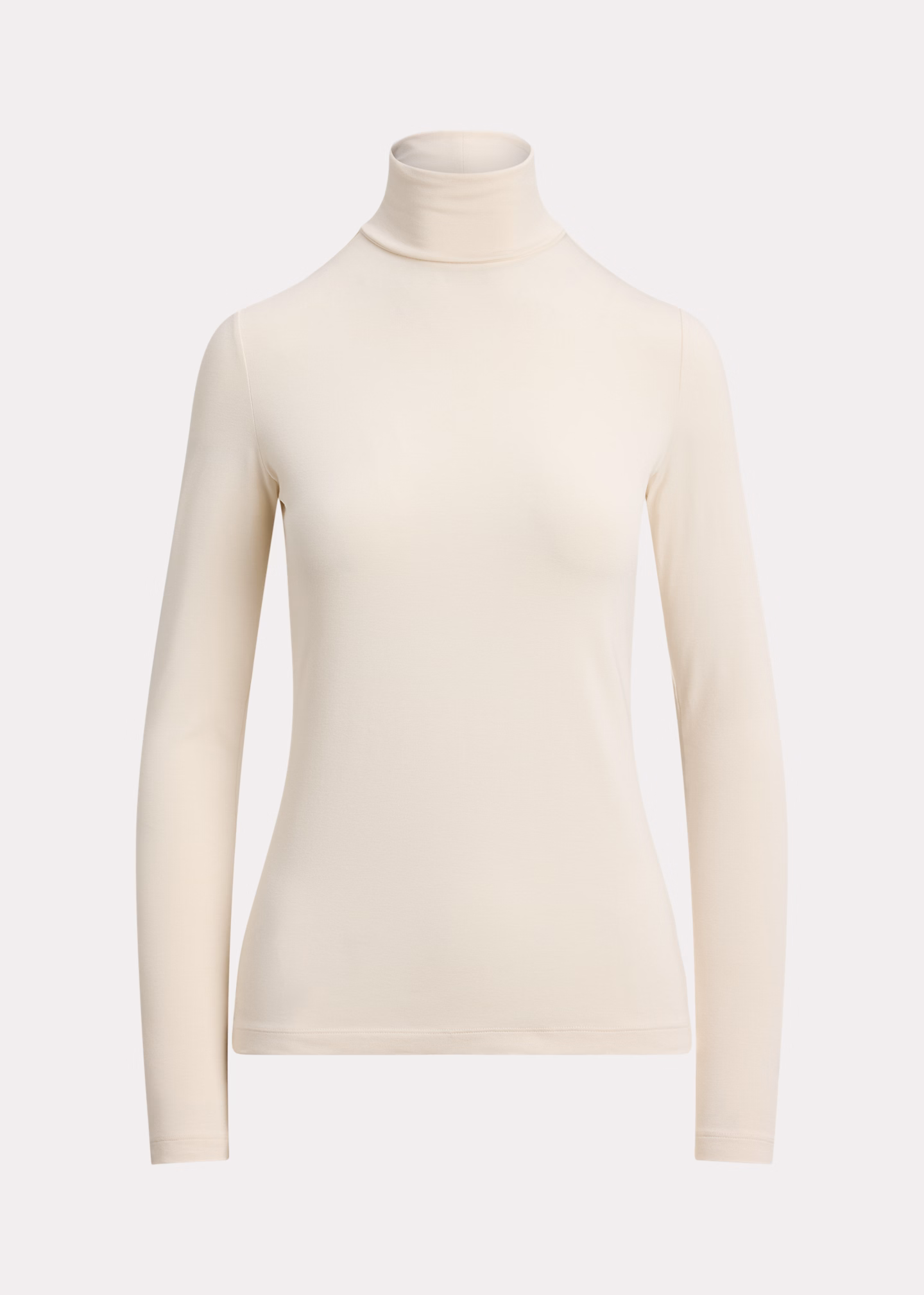 Rollkragentop aus Stretchjersey - RALPH LAUREN OUTLET