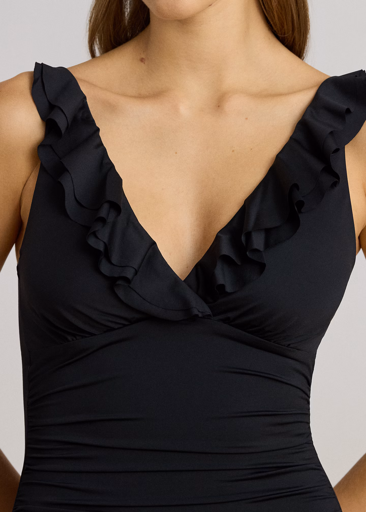 Badeanzug mit Rüschenbesatz - RALPH LAUREN OUTLET