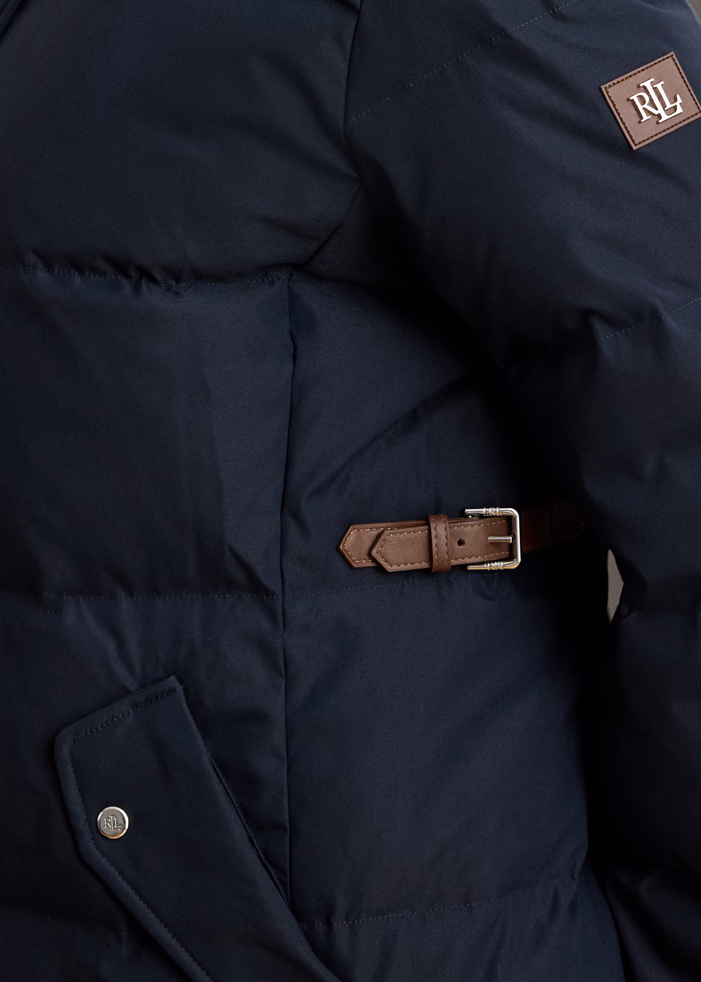 Daunenmantel mit Kunstpelzbesatz - RALPH LAUREN OUTLET