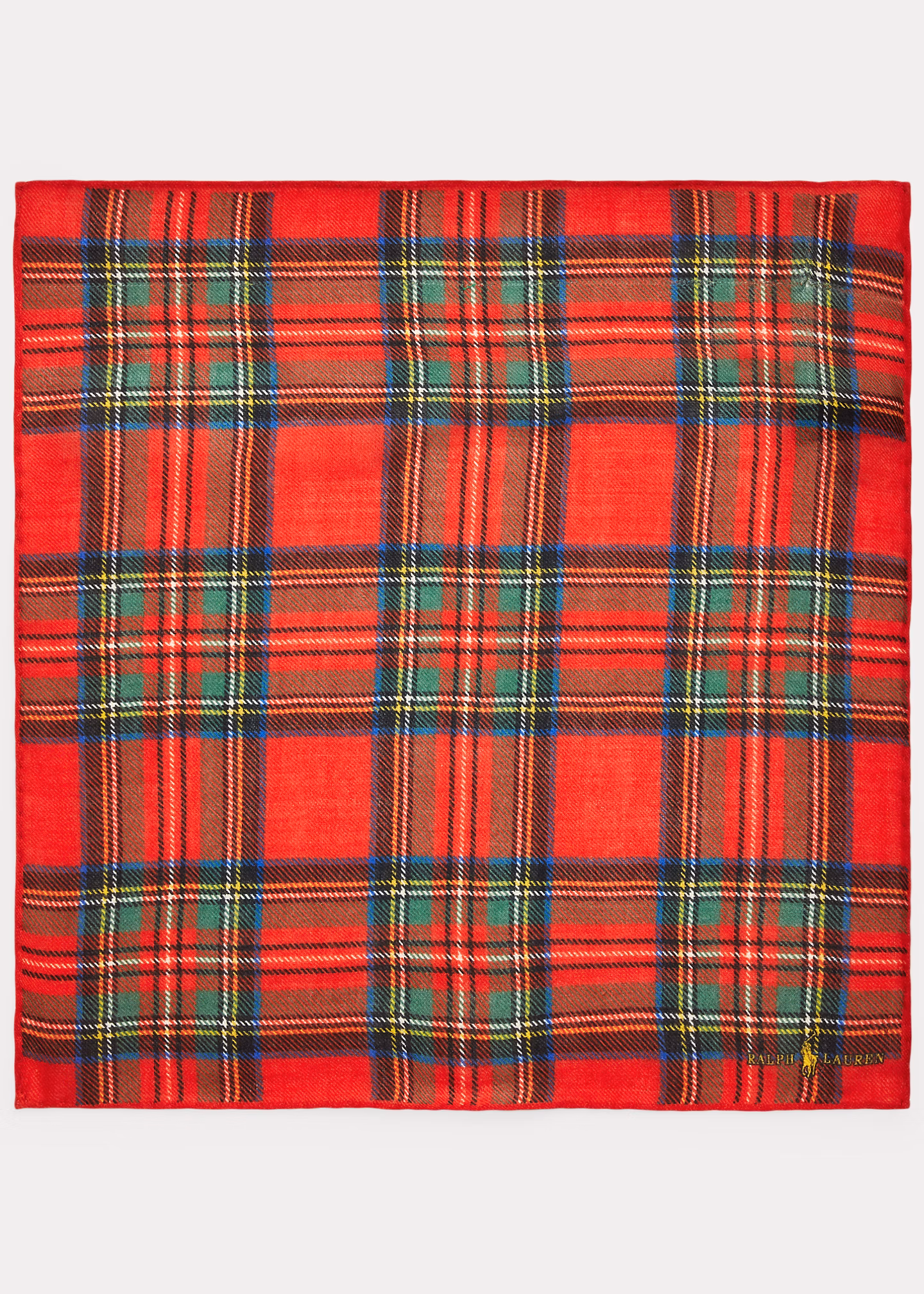 Kariertes Einstecktuch aus Wolle - RALPH LAUREN OUTLET