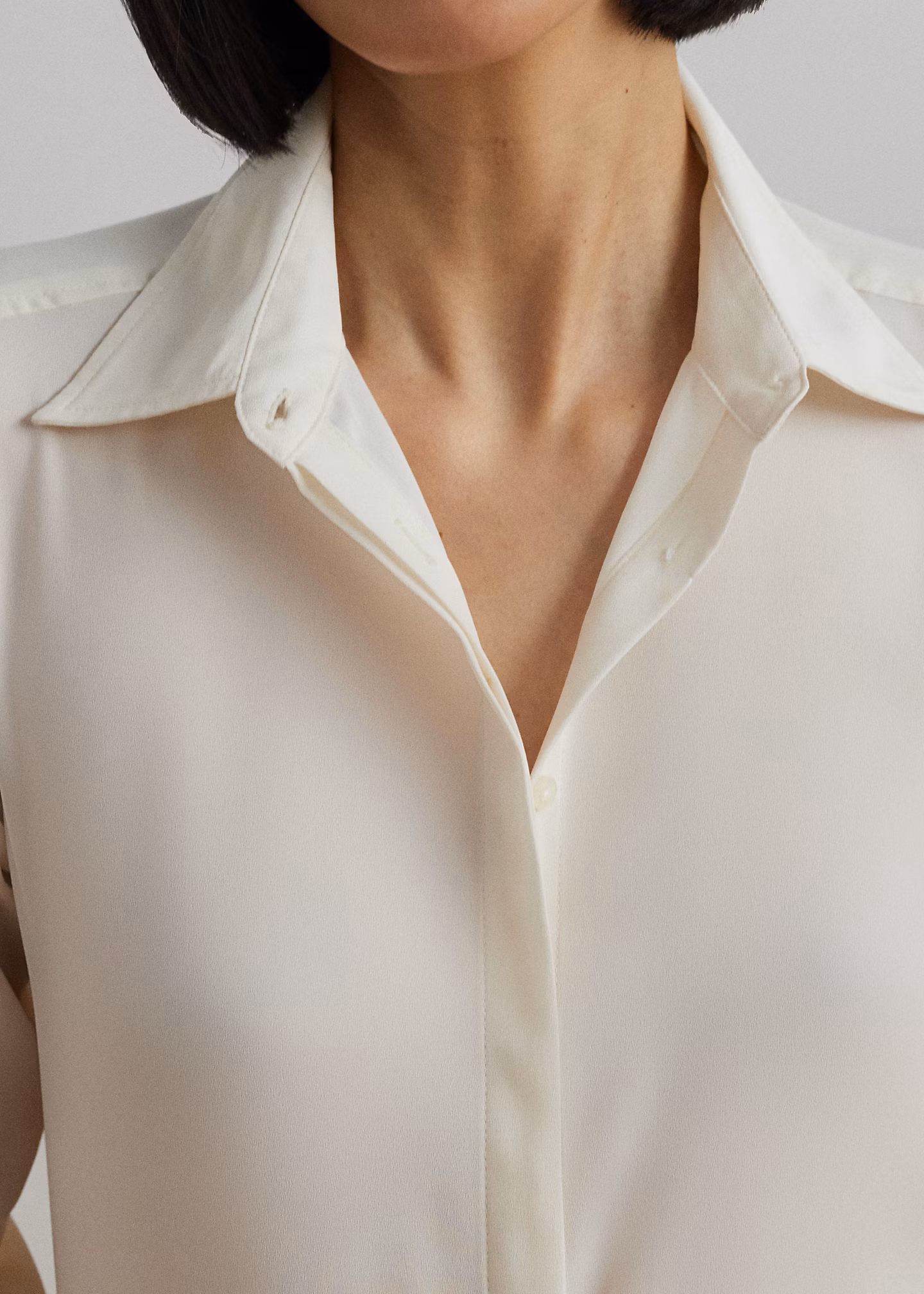 Classic-Fit Hemd aus Crêpe - RALPH LAUREN OUTLET