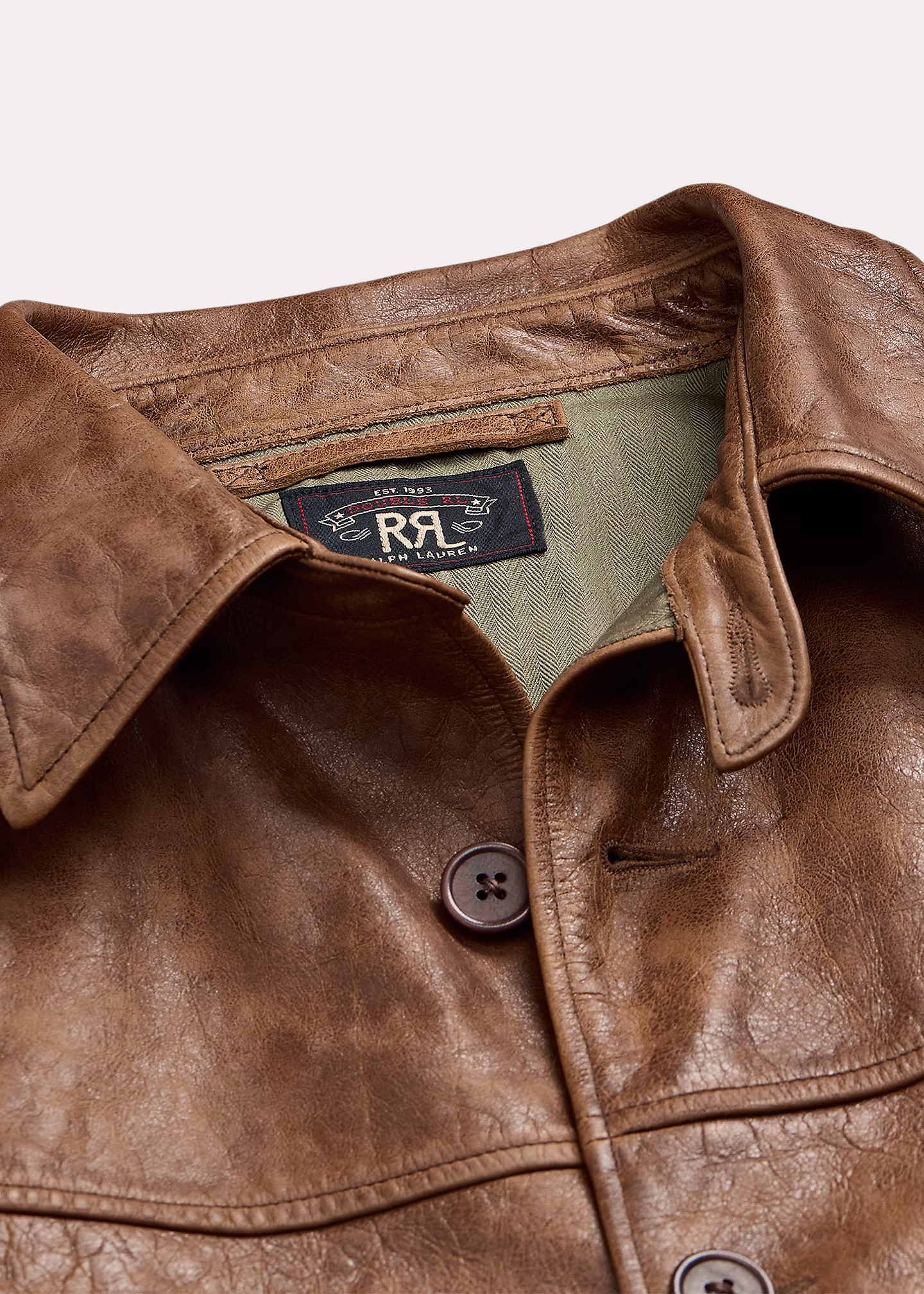 3/4-Jacke aus Leder - RALPH LAUREN OUTLET