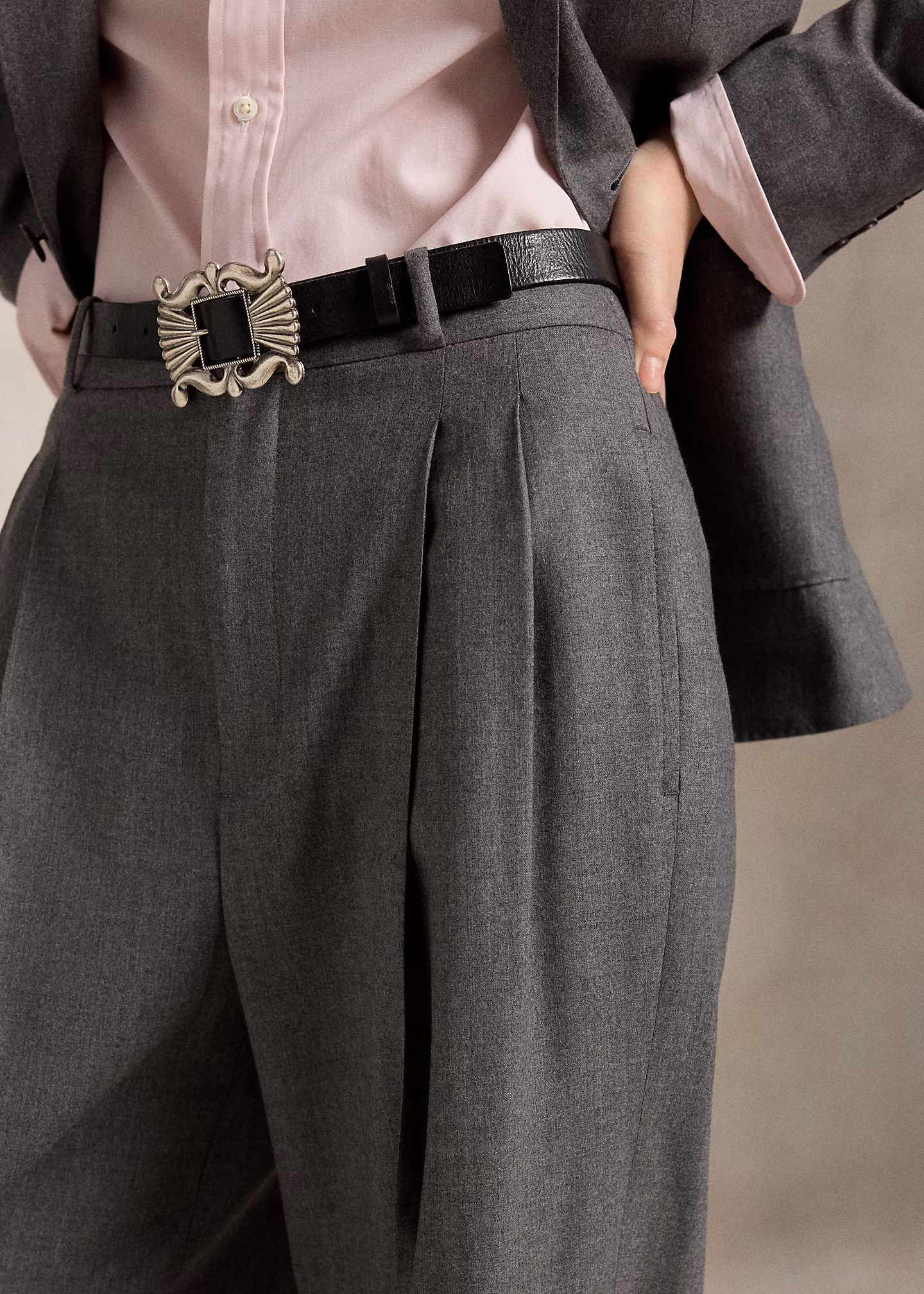 Bacall-Hose aus Wollmischung - RALPH LAUREN OUTLET