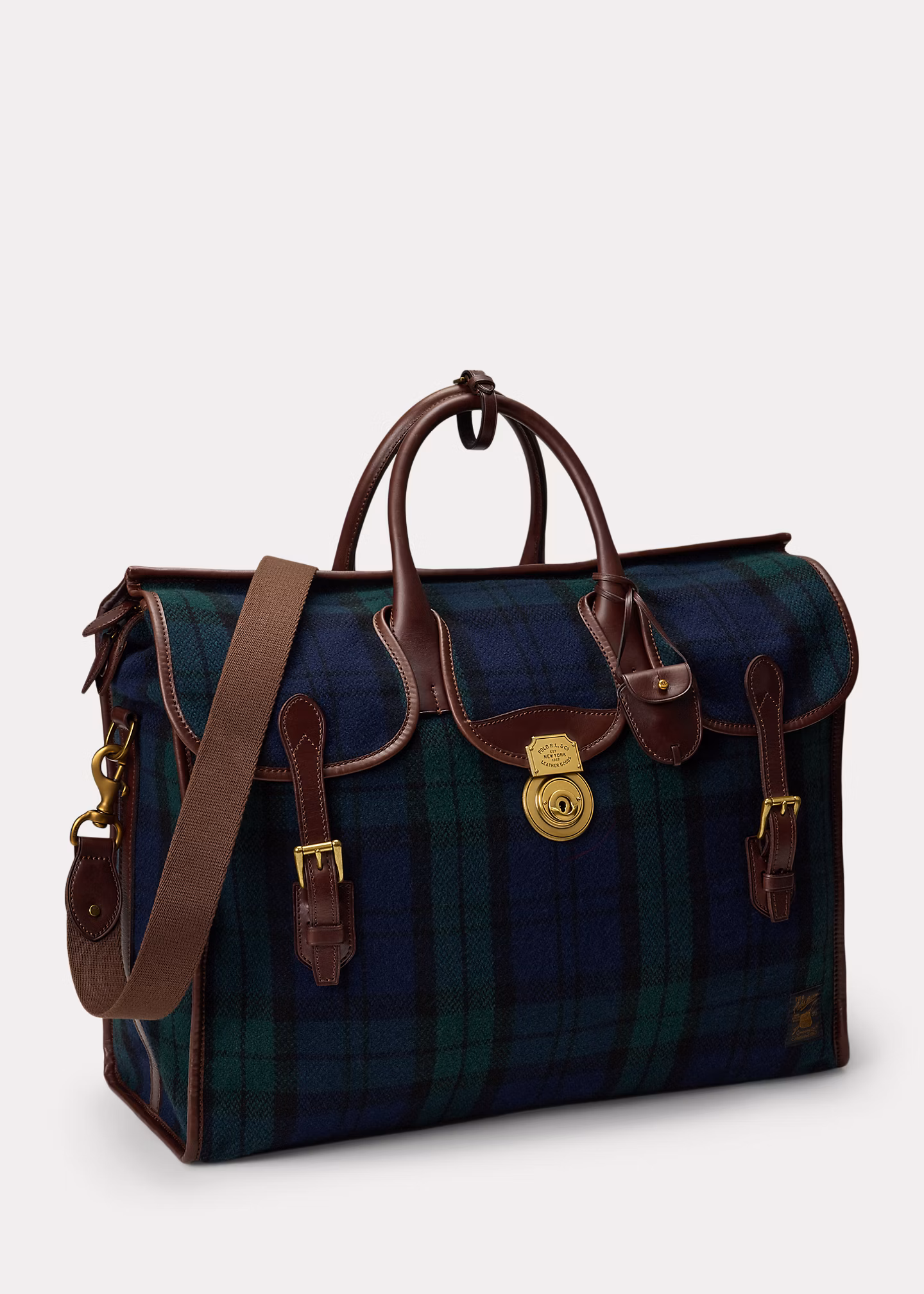 Weekender-Tasche aus Tweed und Leder - RALPH LAUREN OUTLET