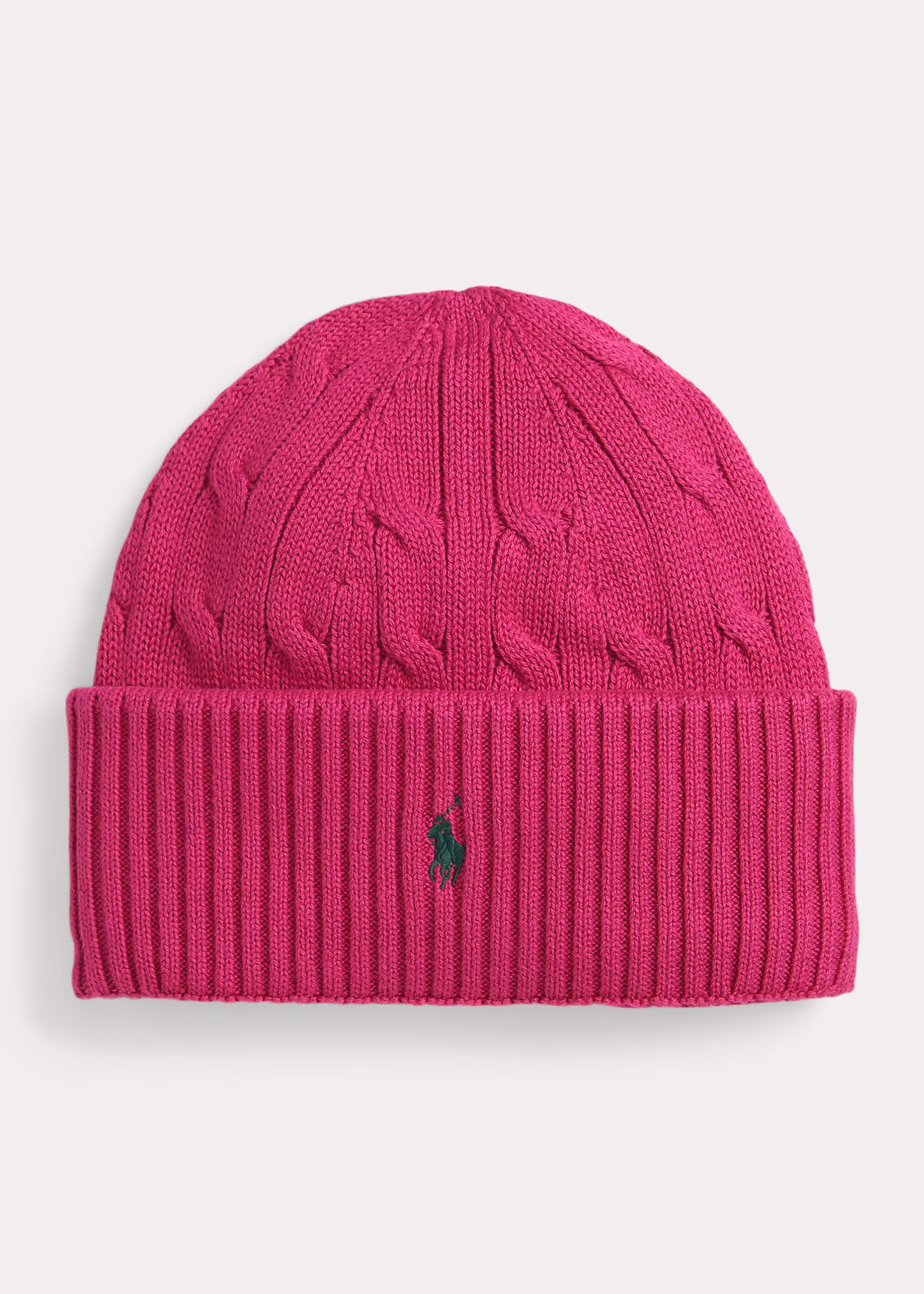 Baumwollmütze mit Zopfmuster - RALPH LAUREN OUTLET