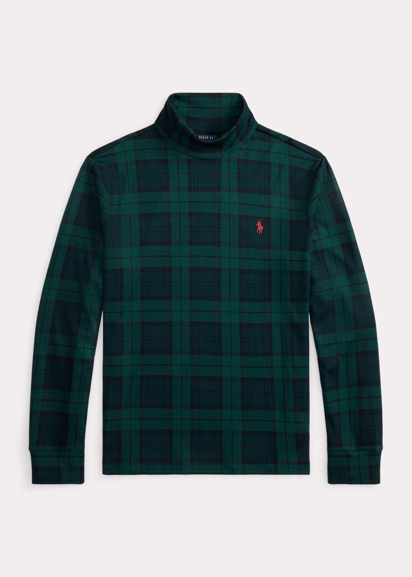 Karierter Baumwoll-Rollkragenpullover - RALPH LAUREN OUTLET