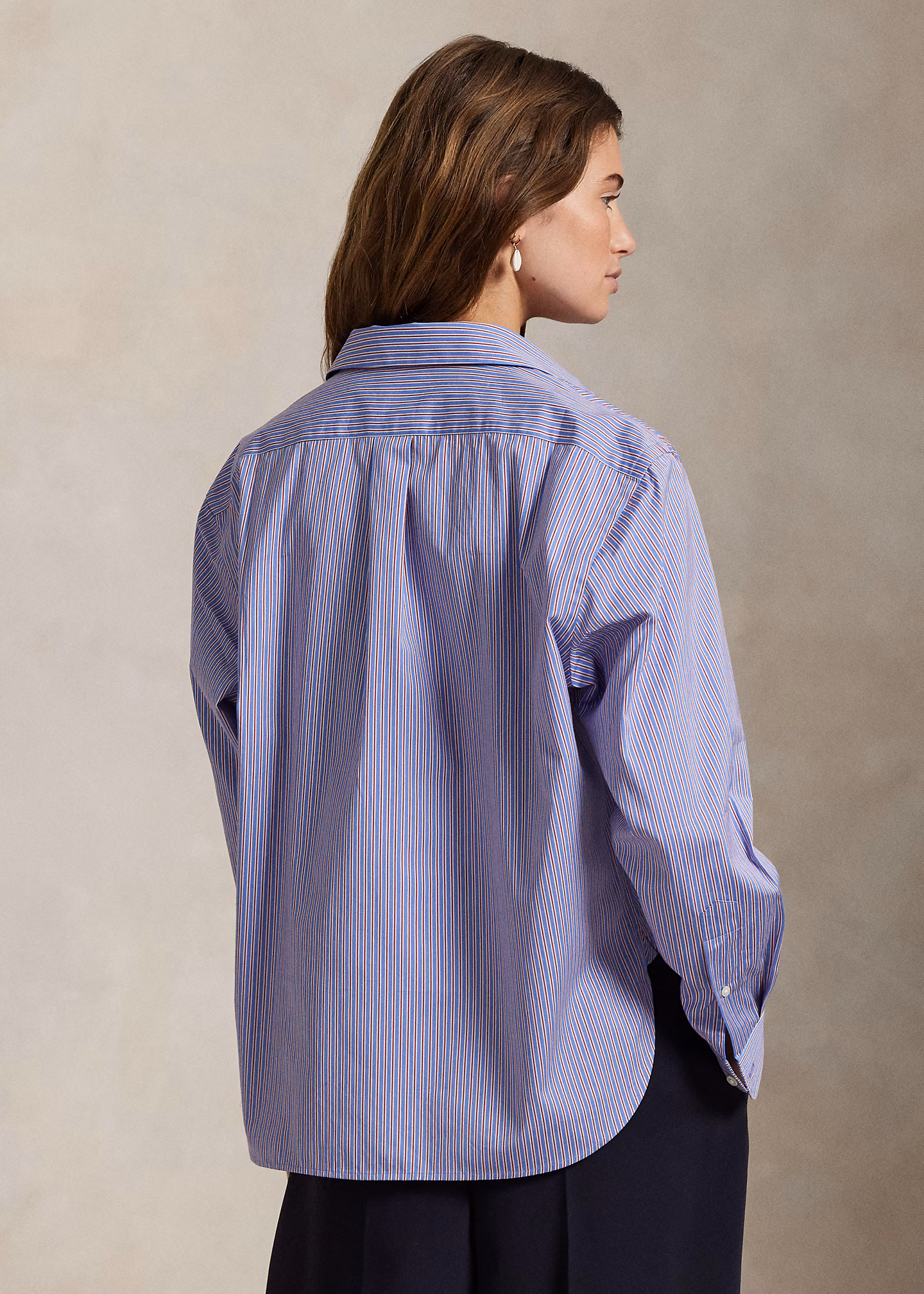 Verkürztes, kastenförmiges Baumwollhemd - RALPH LAUREN OUTLET