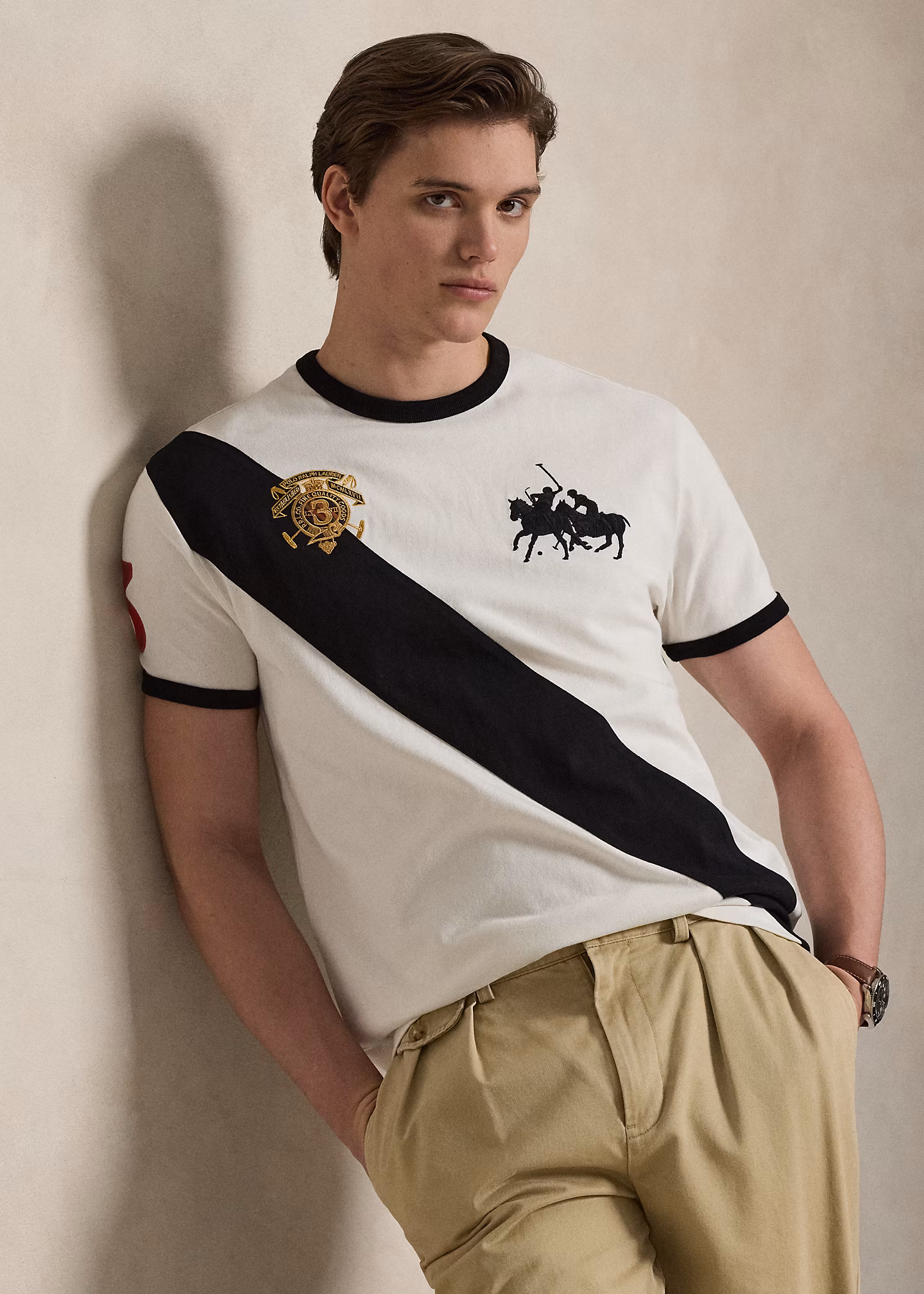 Classic-Fit Jersey-T-Shirt mit Grafik - RALPH LAUREN OUTLET