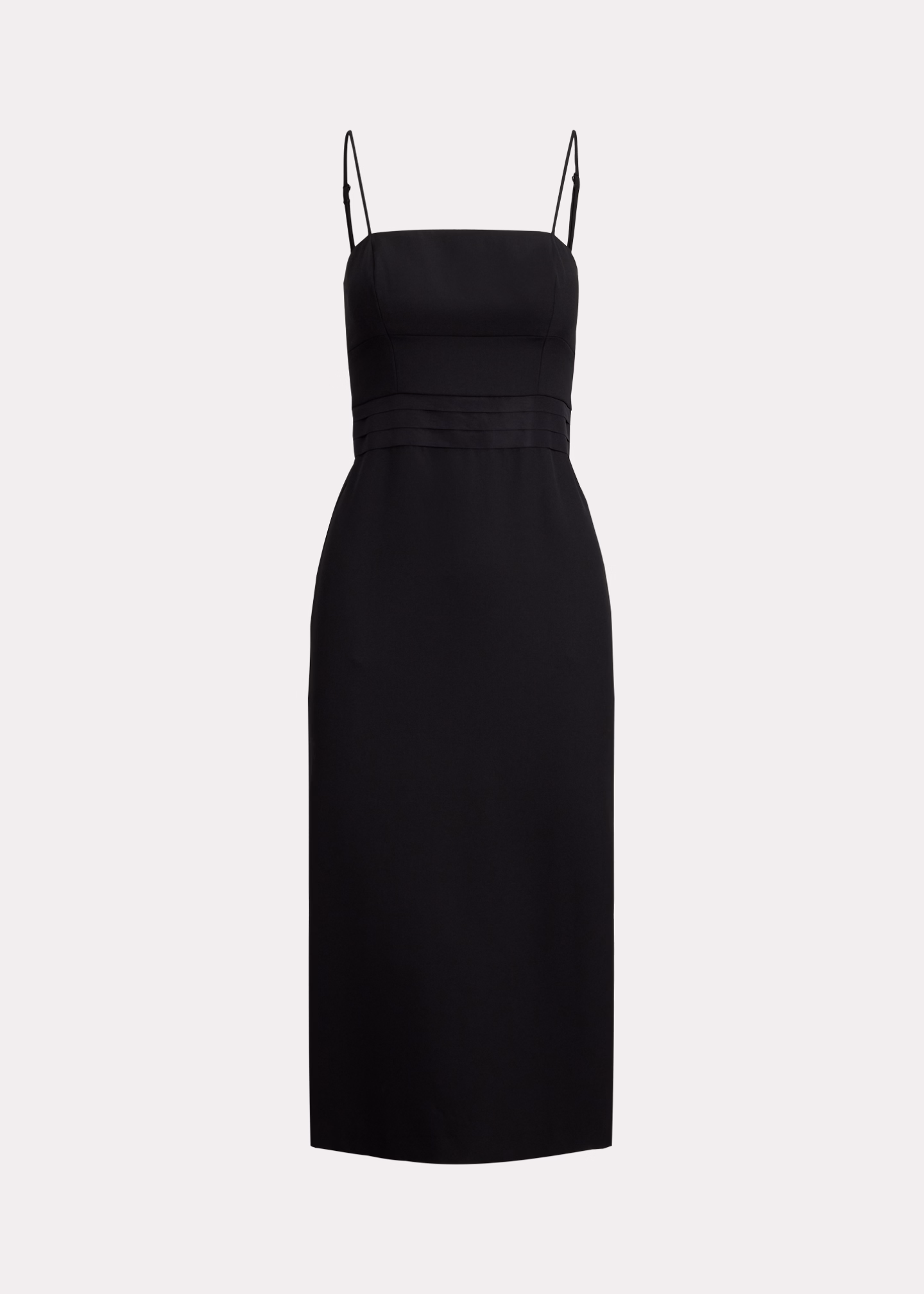 Cocktailkleid aus Wolle mit Seidenbesatz - RALPH LAUREN OUTLET