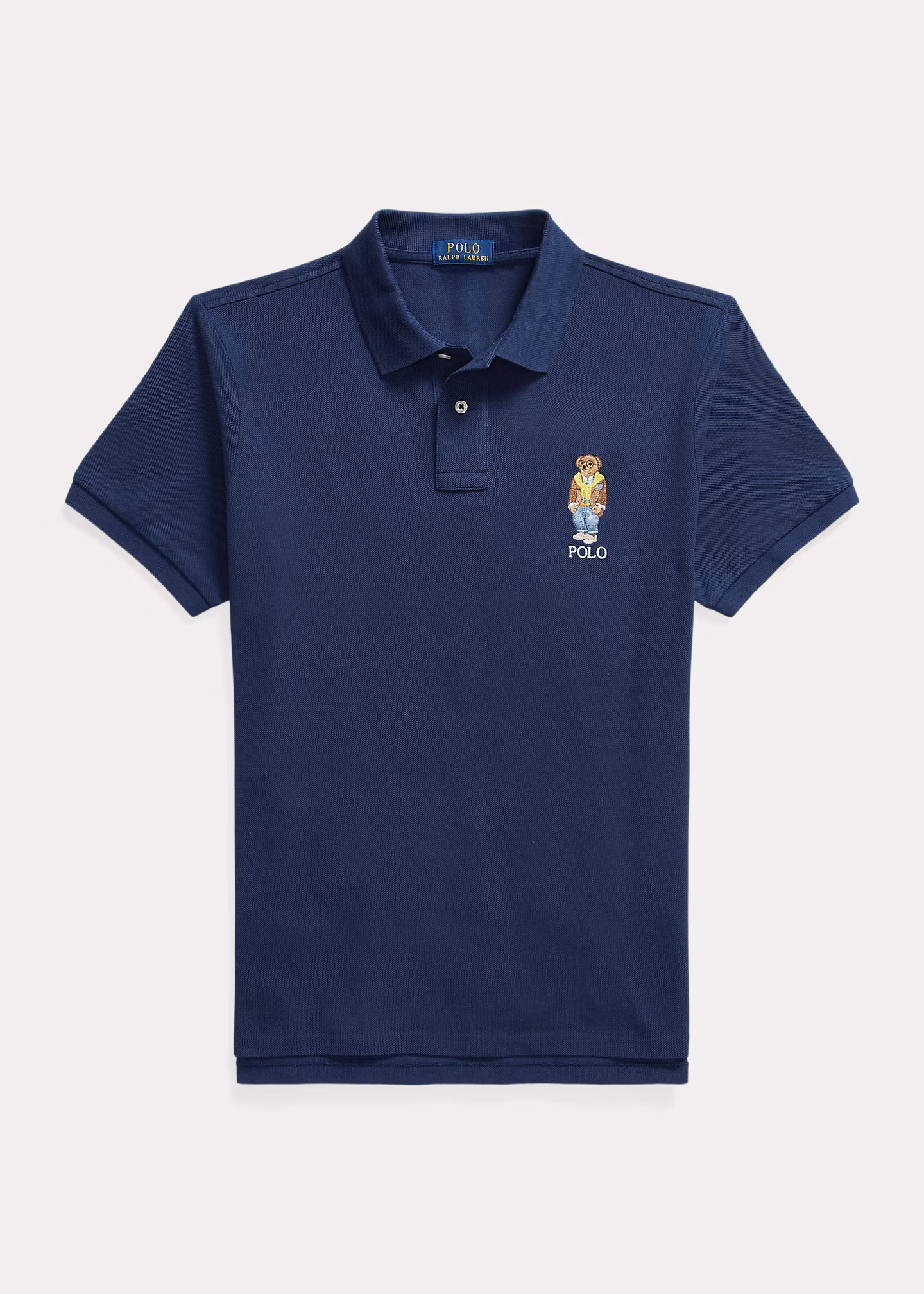 Custom-Slim-Fit Poloshirt mit Polo Bear - RALPH LAUREN OUTLET
