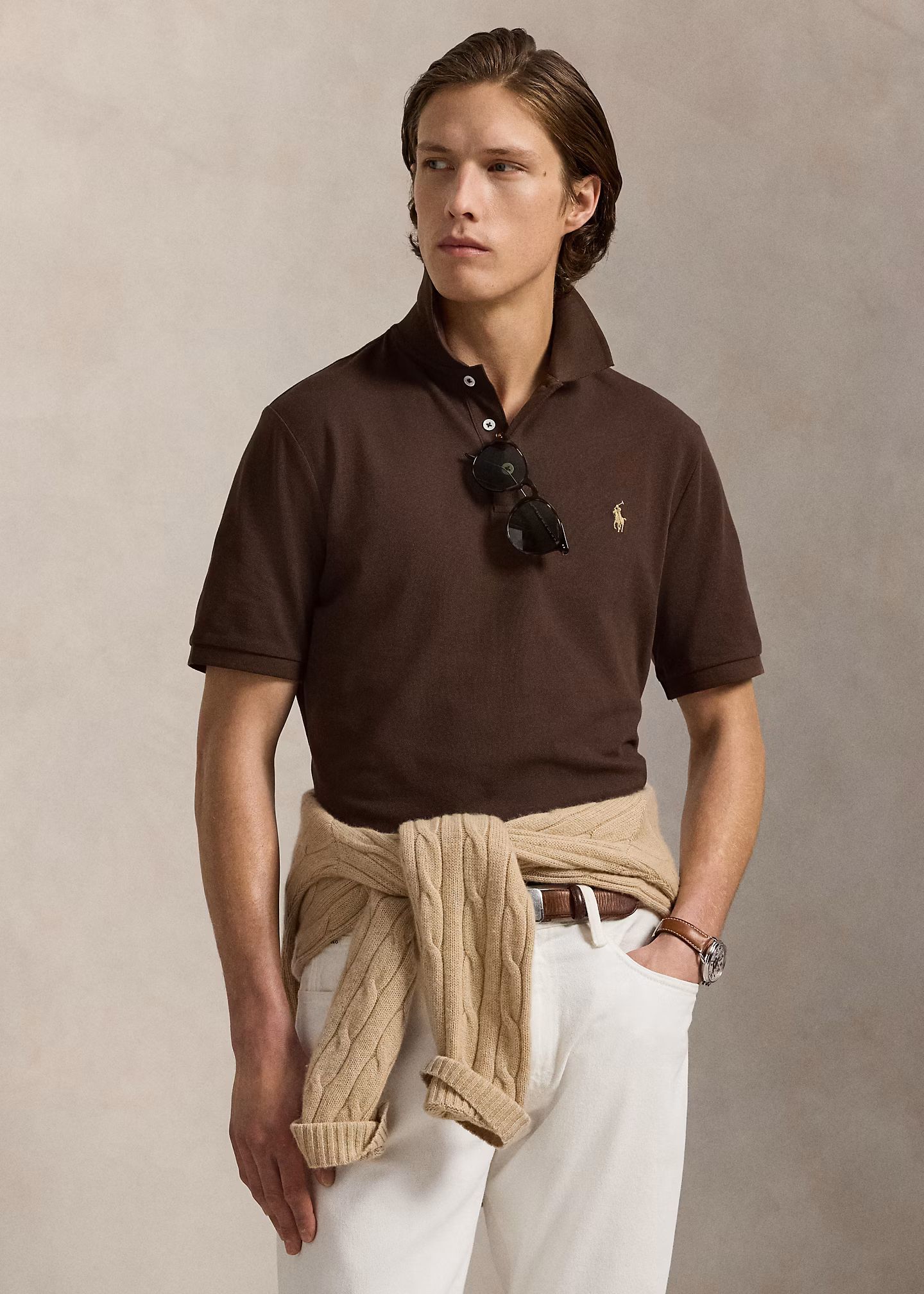 Custom-Slim-Fit Piqué-Poloshirt - RALPH LAUREN OUTLET