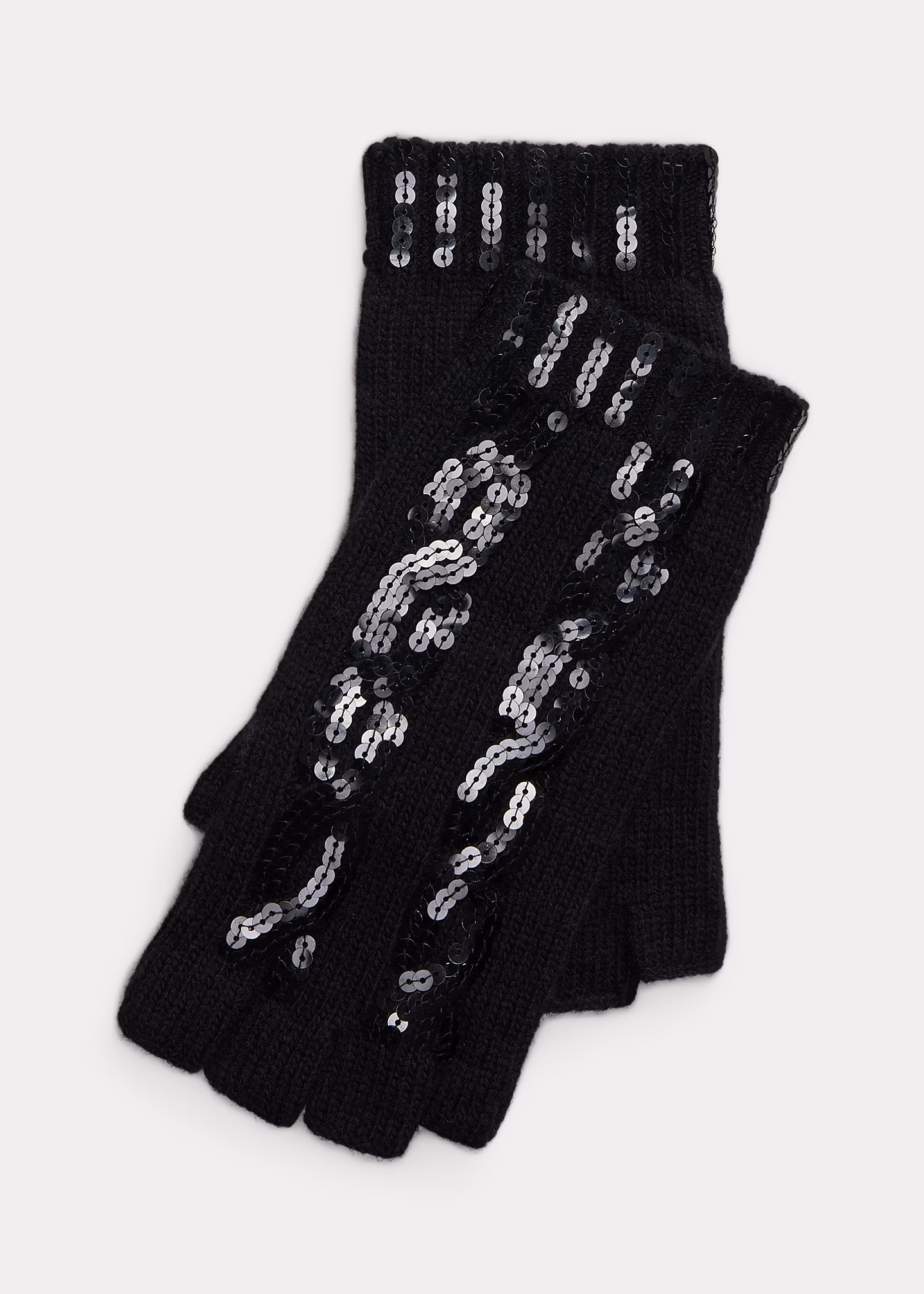 Fingerlose Handschuhe mit Pailletten - RALPH LAUREN OUTLET