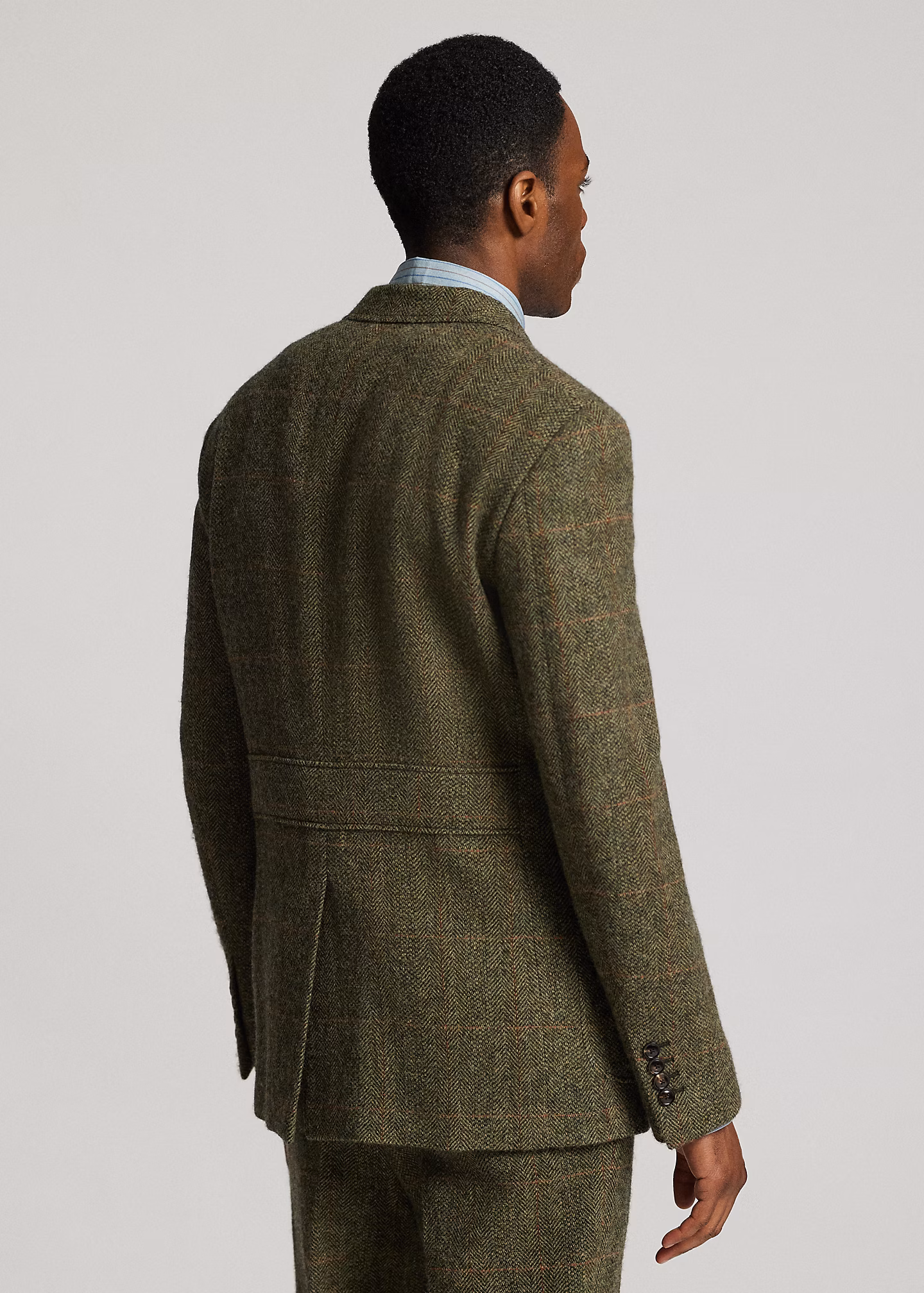 Woll-Anzugjacke mit Windowpane-Karo - RALPH LAUREN OUTLET