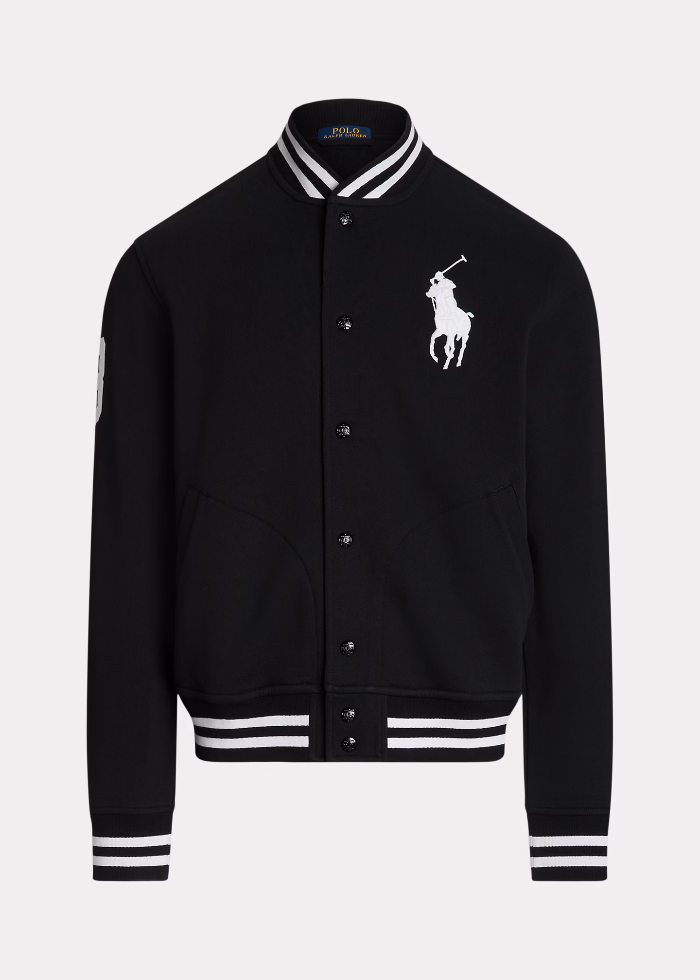 Baseball-Fleecejacke mit Big Pony - RALPH LAUREN OUTLET