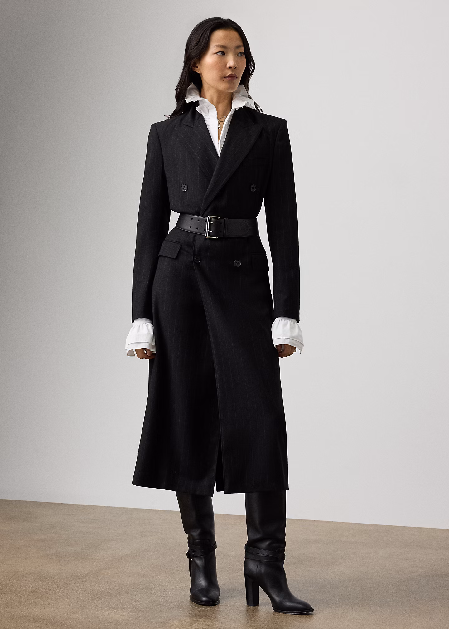 Tageskleid Camryn mit Kreidestreifen - RALPH LAUREN OUTLET