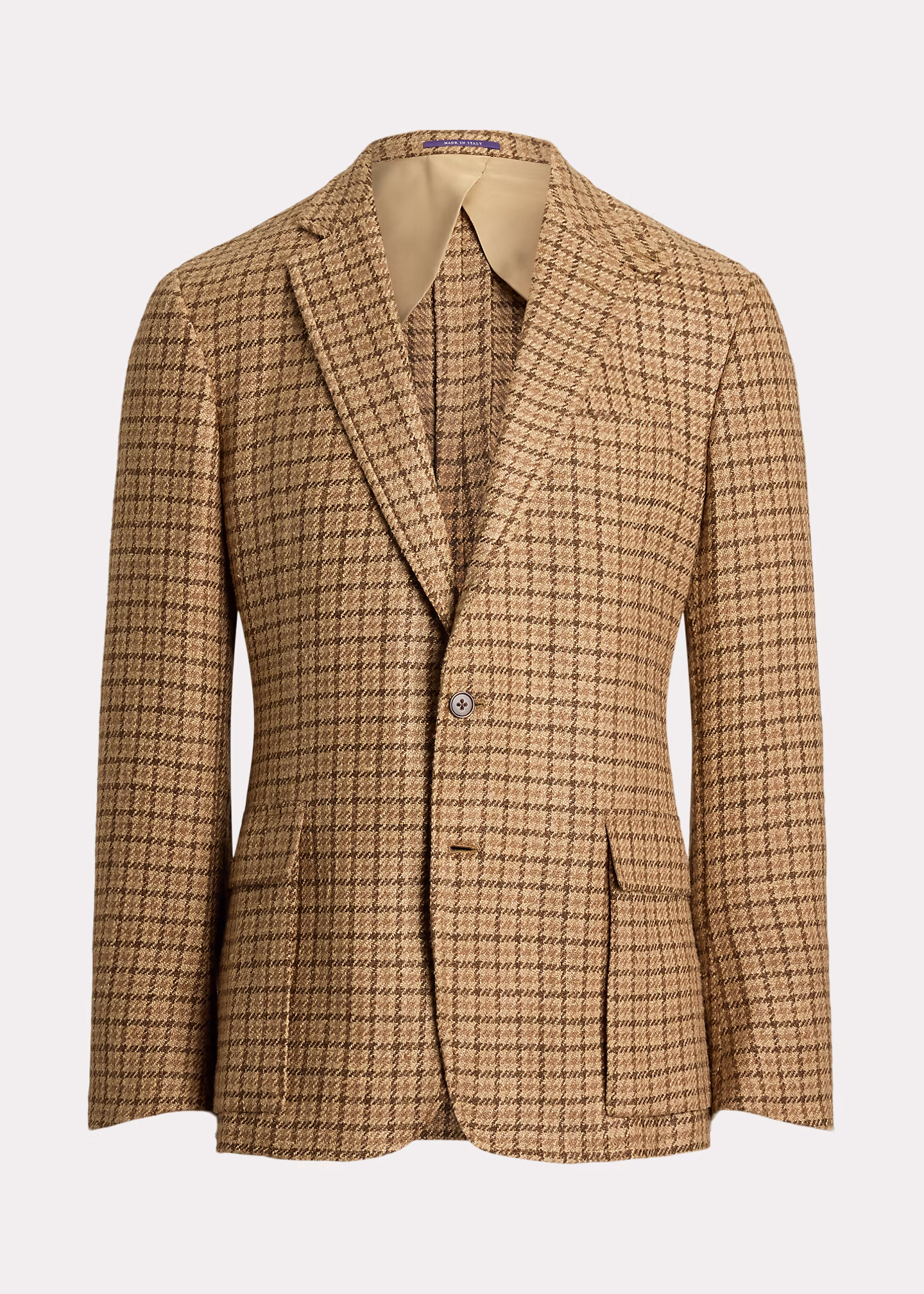 Handgeschneidertes kariertes Sakko Kent - RALPH LAUREN OUTLET