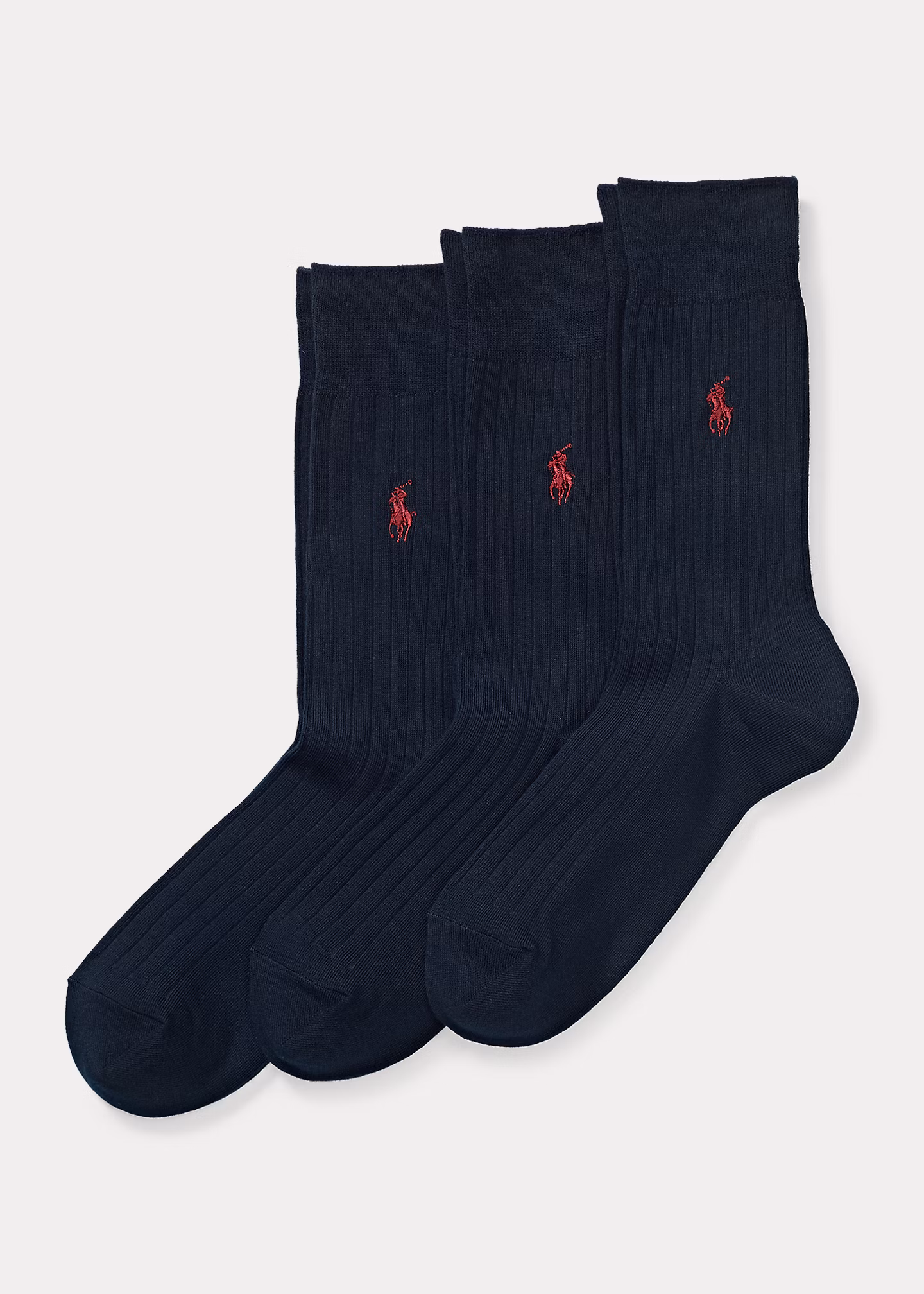 3er-Pack gerippte Crew-Socken - RALPH LAUREN OUTLET