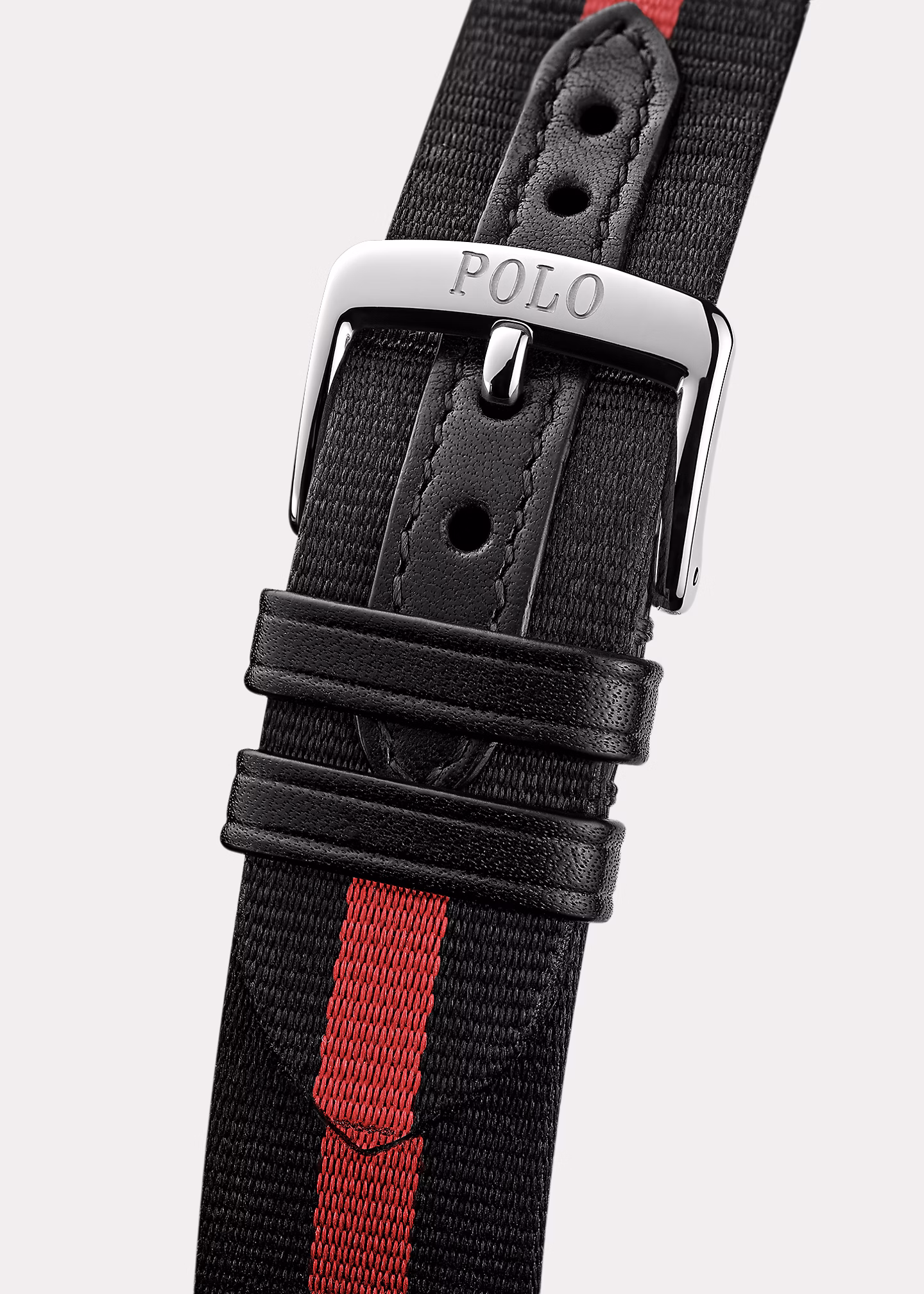 Uhrenarmband aus gestreifter Seide - RALPH LAUREN OUTLET