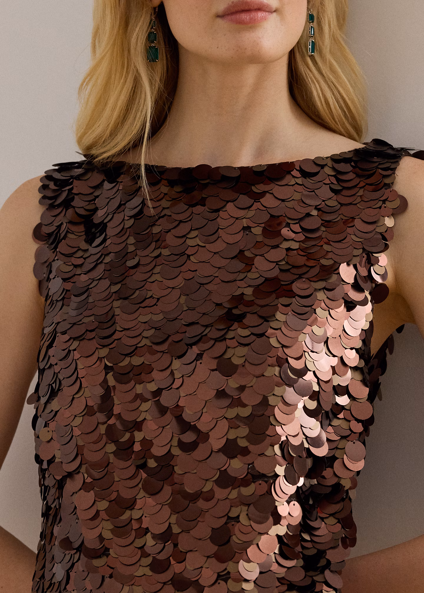 Etui-Cocktailkleid mit Pailletten - RALPH LAUREN OUTLET