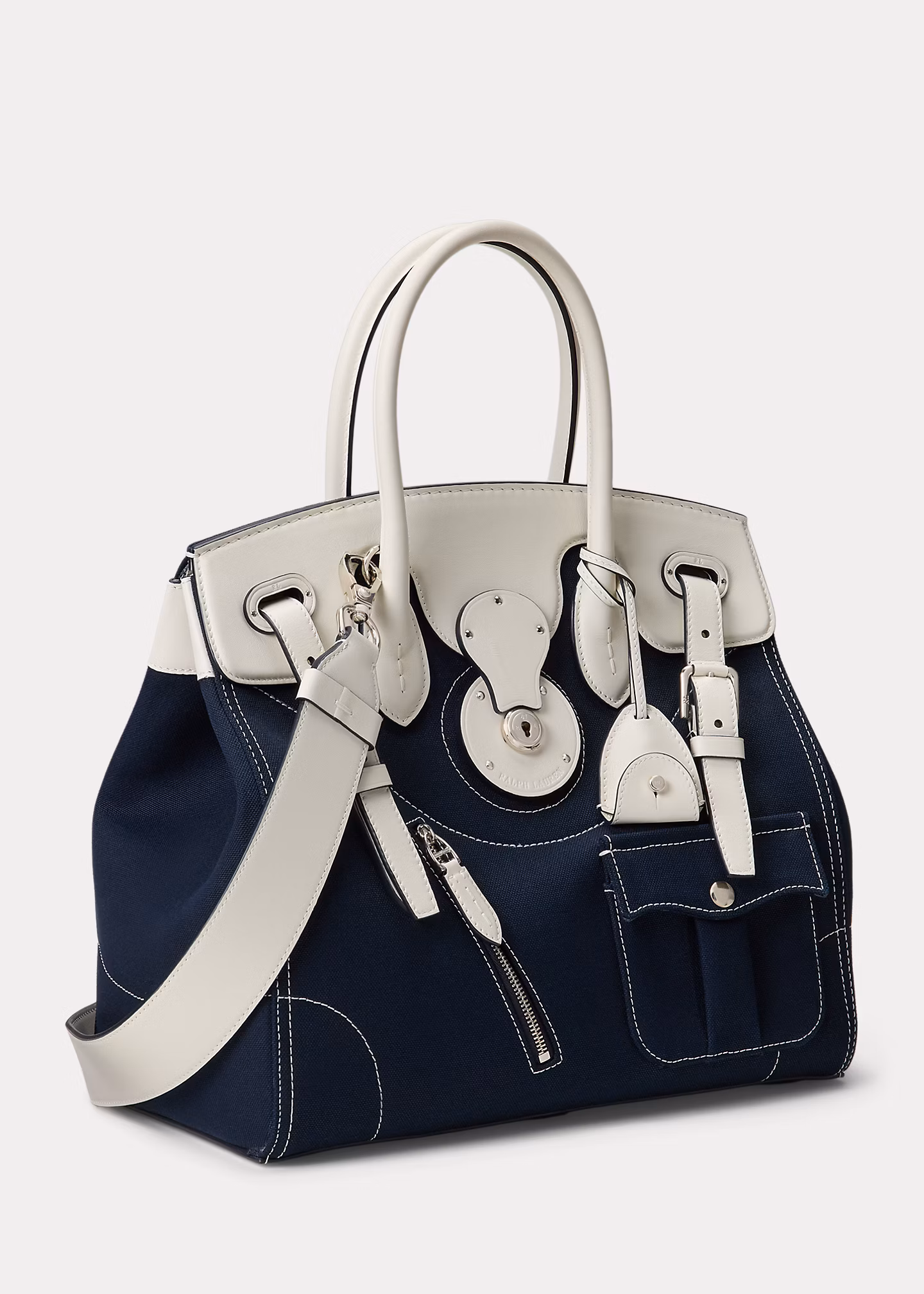 Segeltuchtasche Soft Ricky 33 mit Besatz - RALPH LAUREN OUTLET