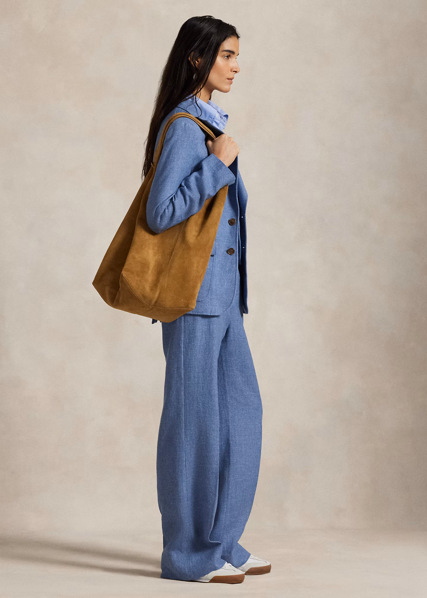 Twillhose mit weitem Bein - RALPH LAUREN OUTLET