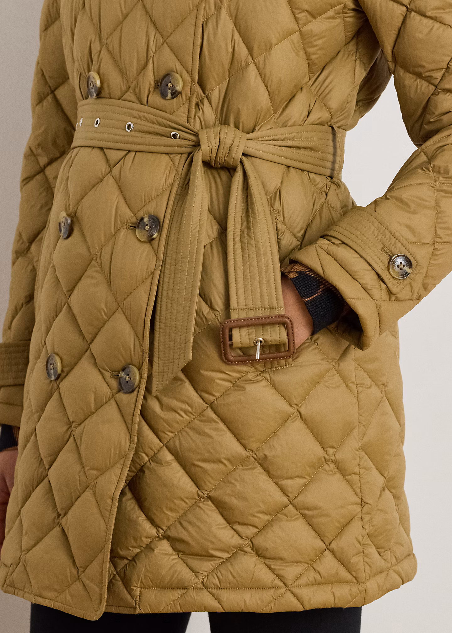 Trenchcoat mit Rautensteppung - RALPH LAUREN OUTLET