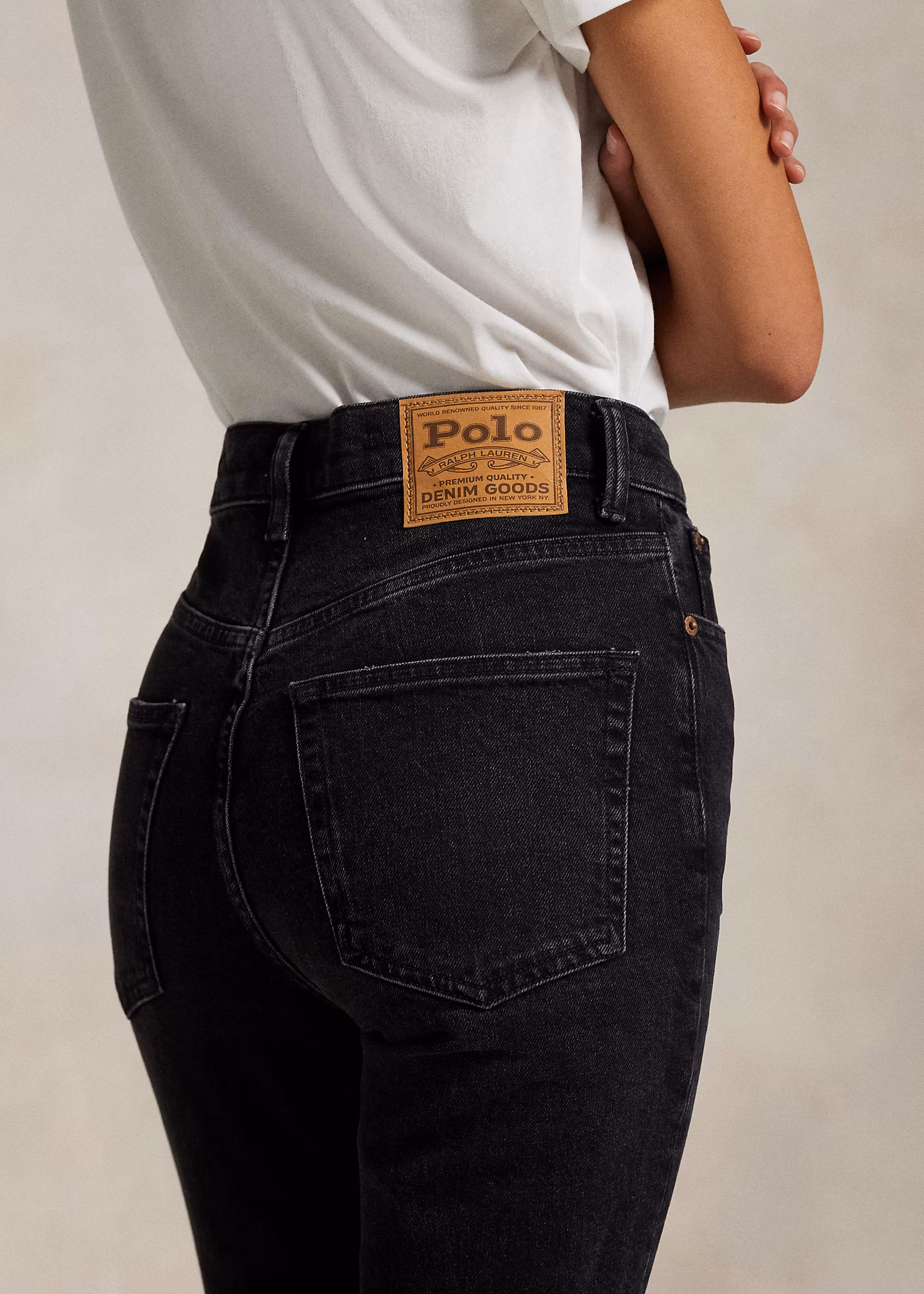 Super-Slim-Jeans mit hoher Leibhöhe - RALPH LAUREN OUTLET