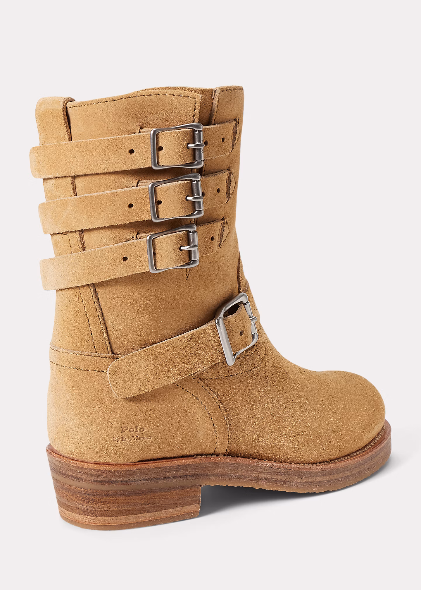 Biker-Stiefel aus Wildleder - RALPH LAUREN OUTLET