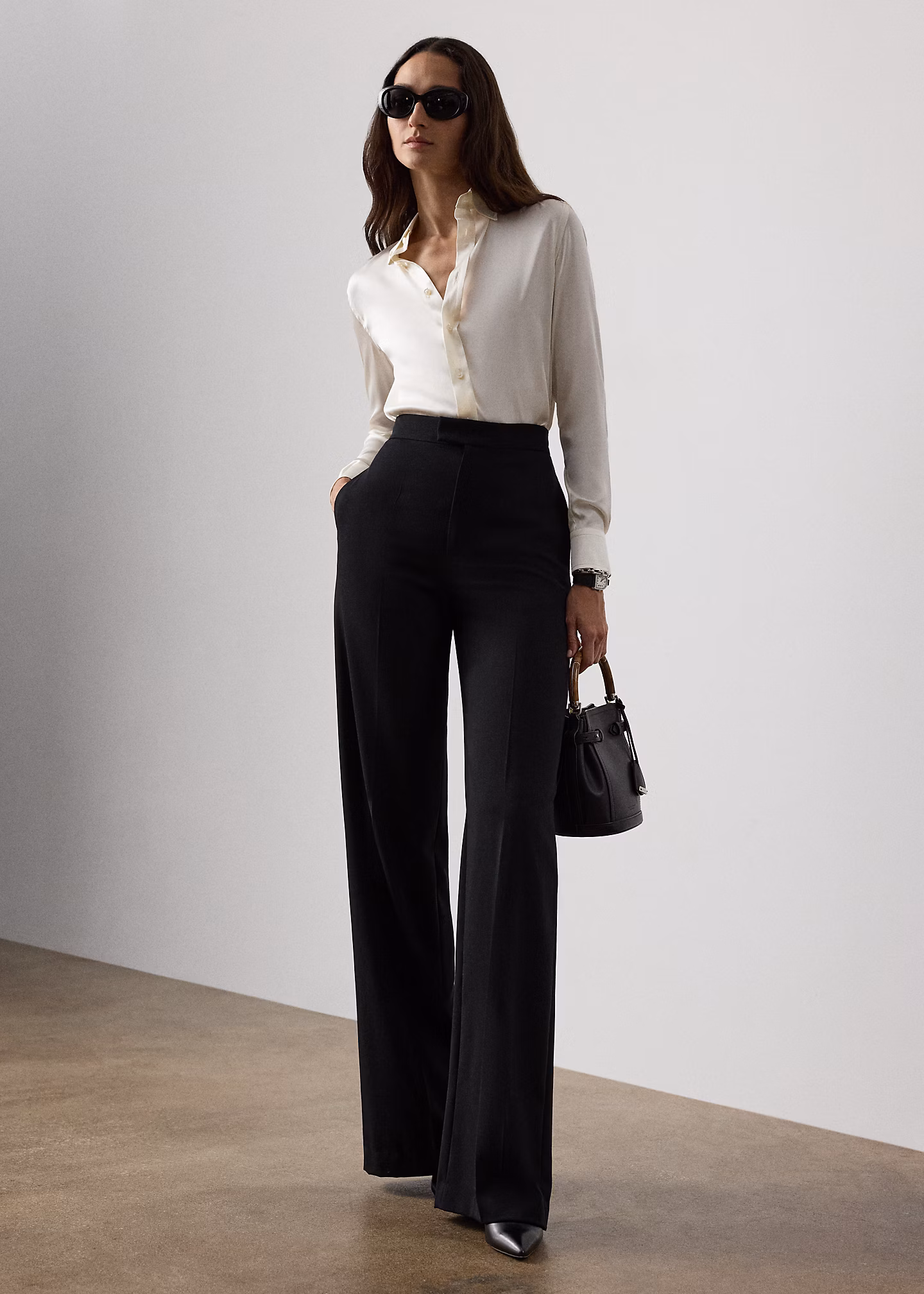 Hose Dean aus Wollgabardine - RALPH LAUREN OUTLET