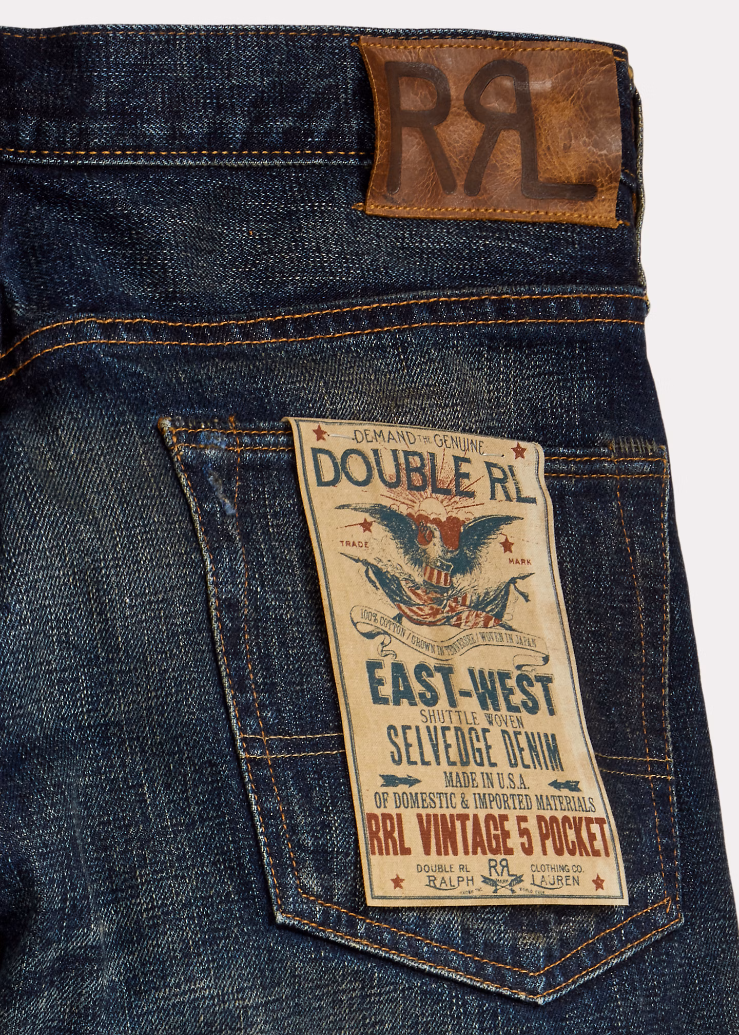 5-Pocket-Jeans mit Givins-Waschung - RALPH LAUREN OUTLET