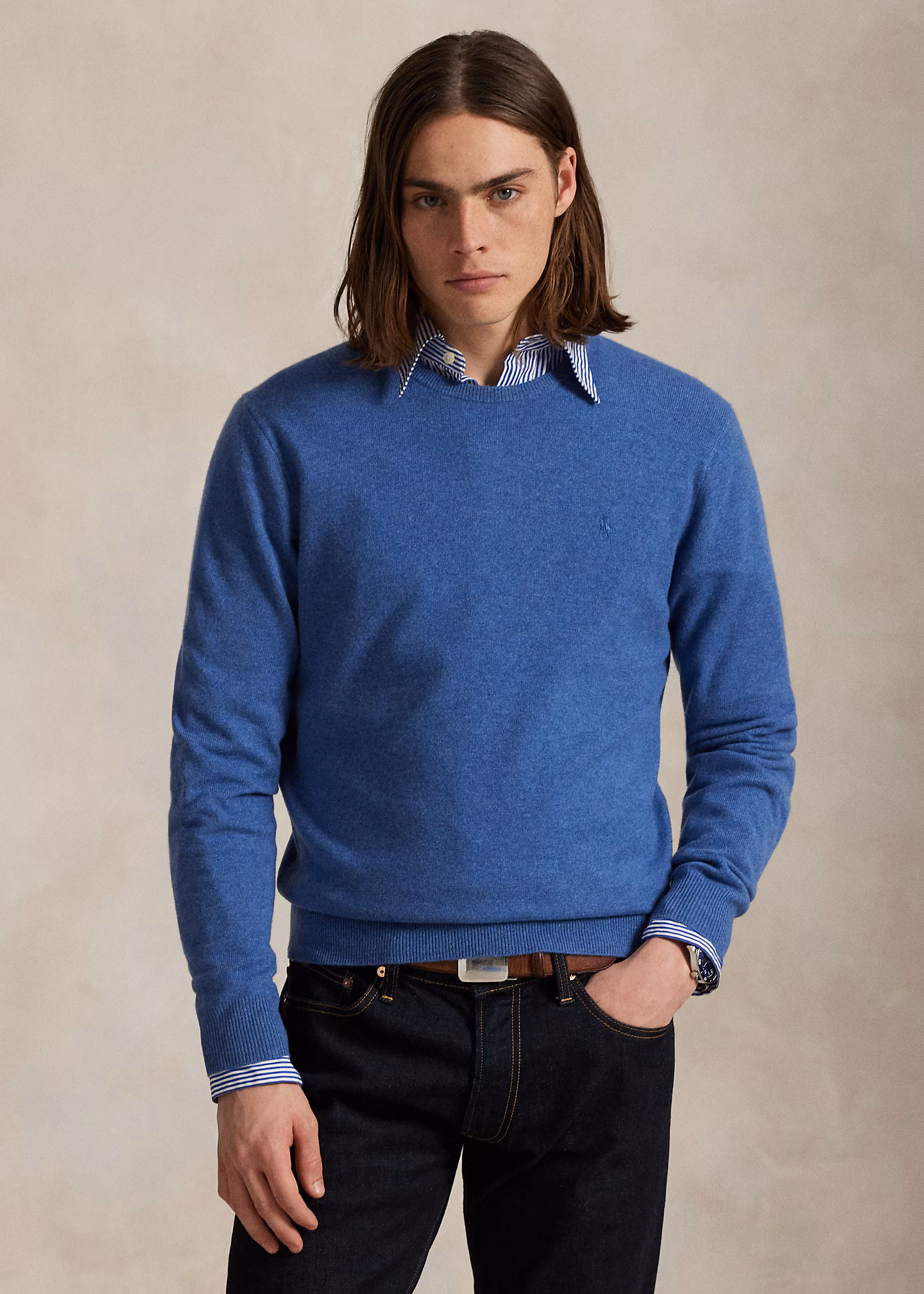 Wollpullover mit Rundhalsausschnitt - RALPH LAUREN OUTLET