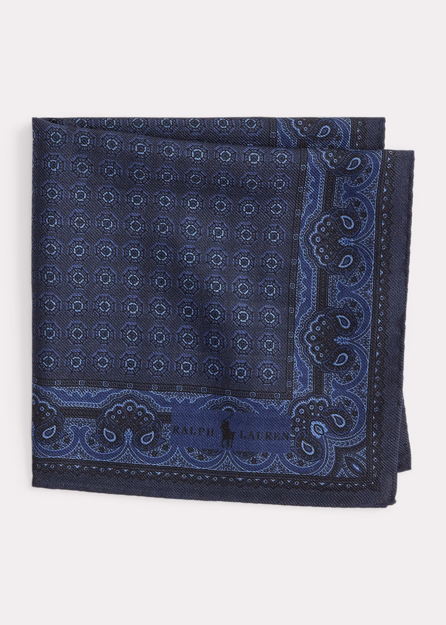 Einstecktuch aus Woll-Seiden-Foulard - RALPH LAUREN OUTLET