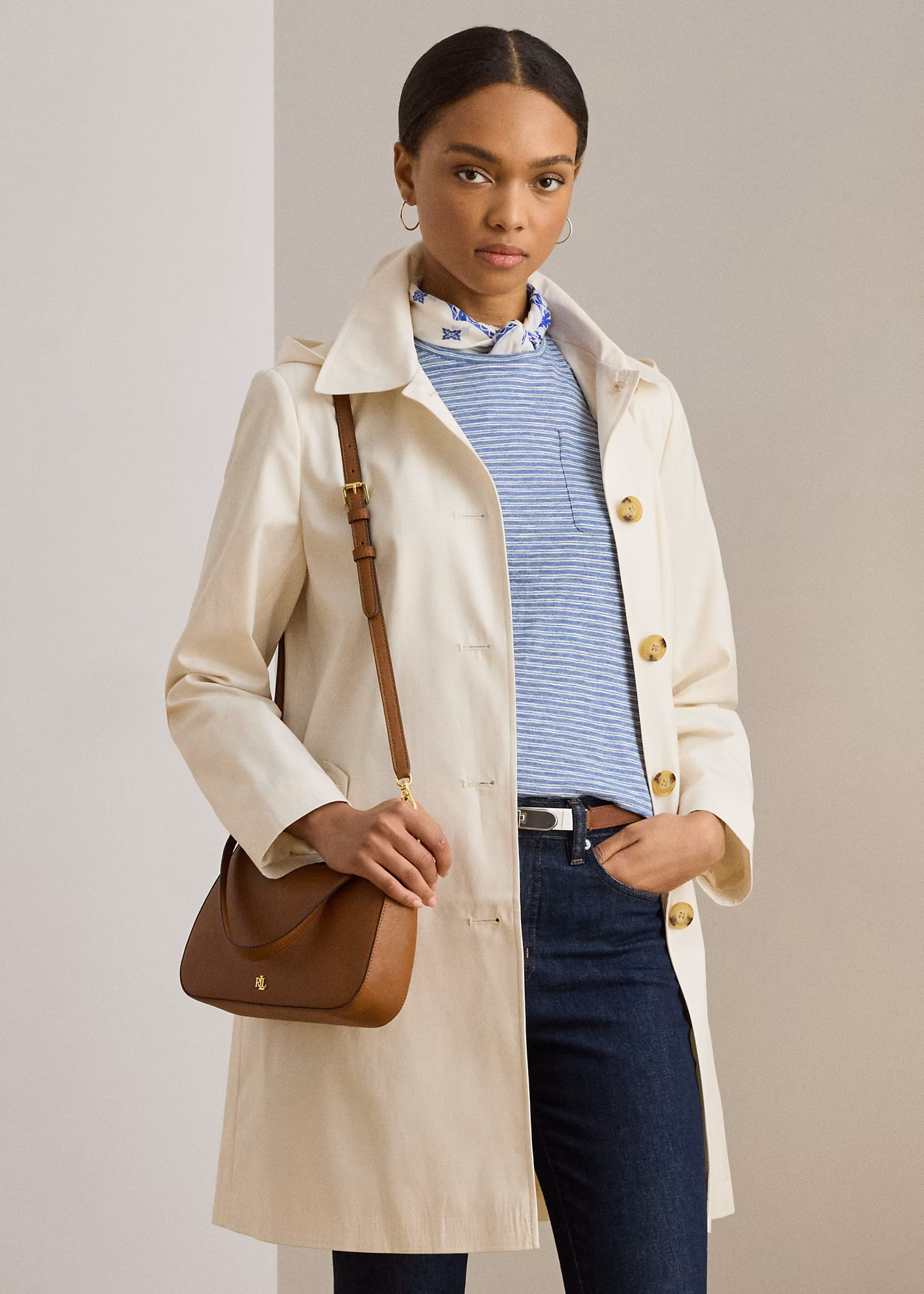 Balmacaan-Mantel mit Kapuze - RALPH LAUREN OUTLET