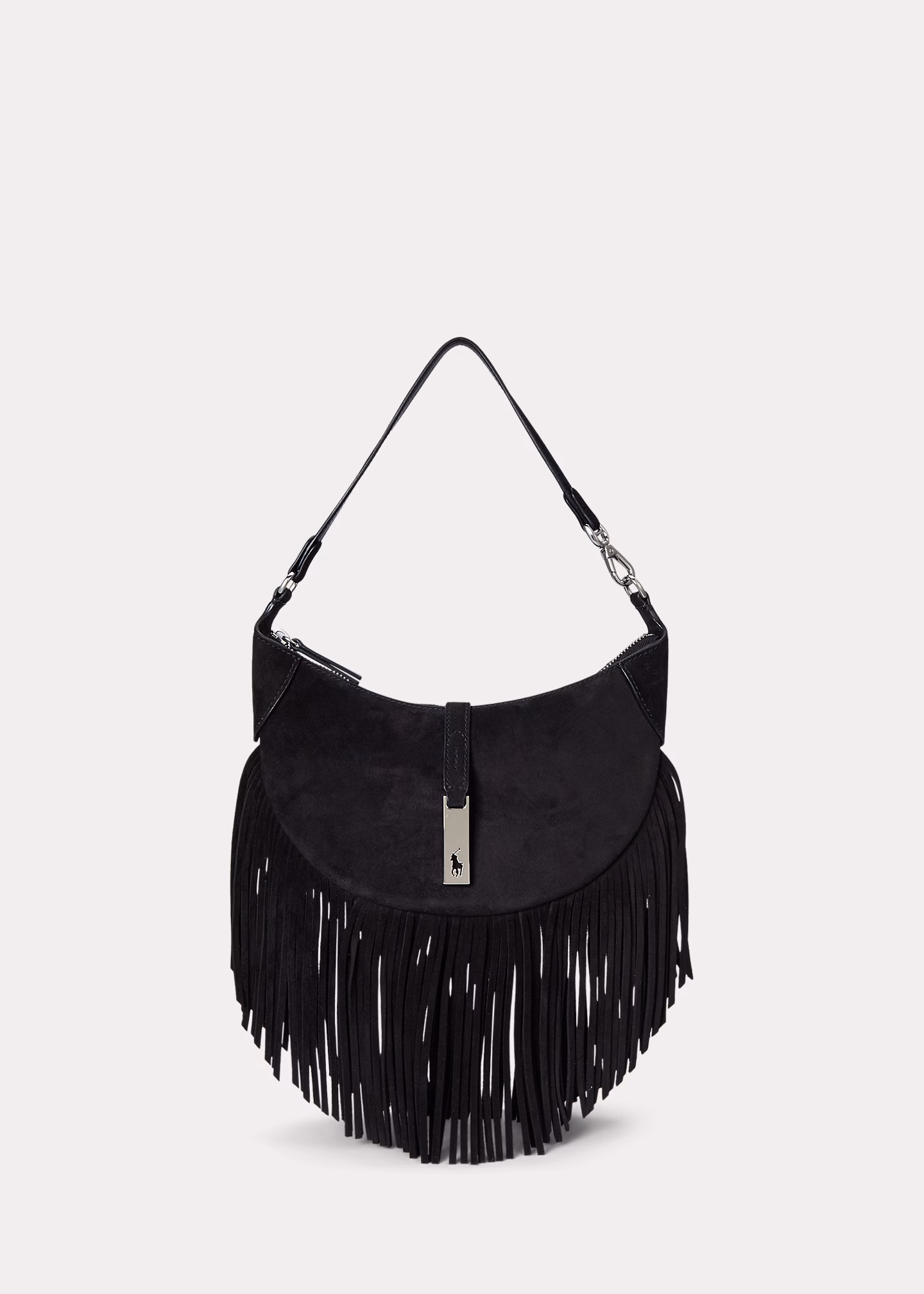 Mini-Schultertasche Polo ID mit Fransen - RALPH LAUREN OUTLET