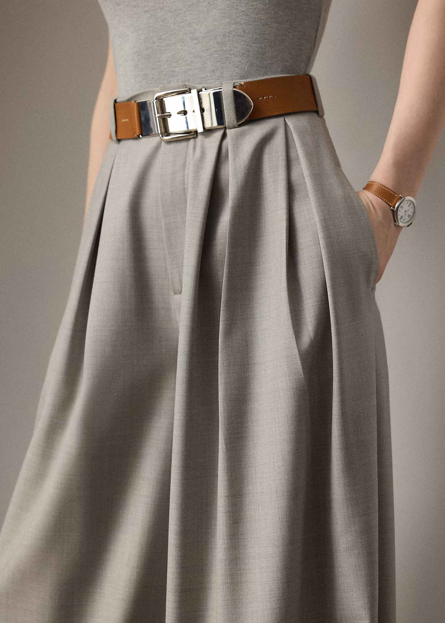 Bundfaltenhose Greer aus Wolle - RALPH LAUREN OUTLET