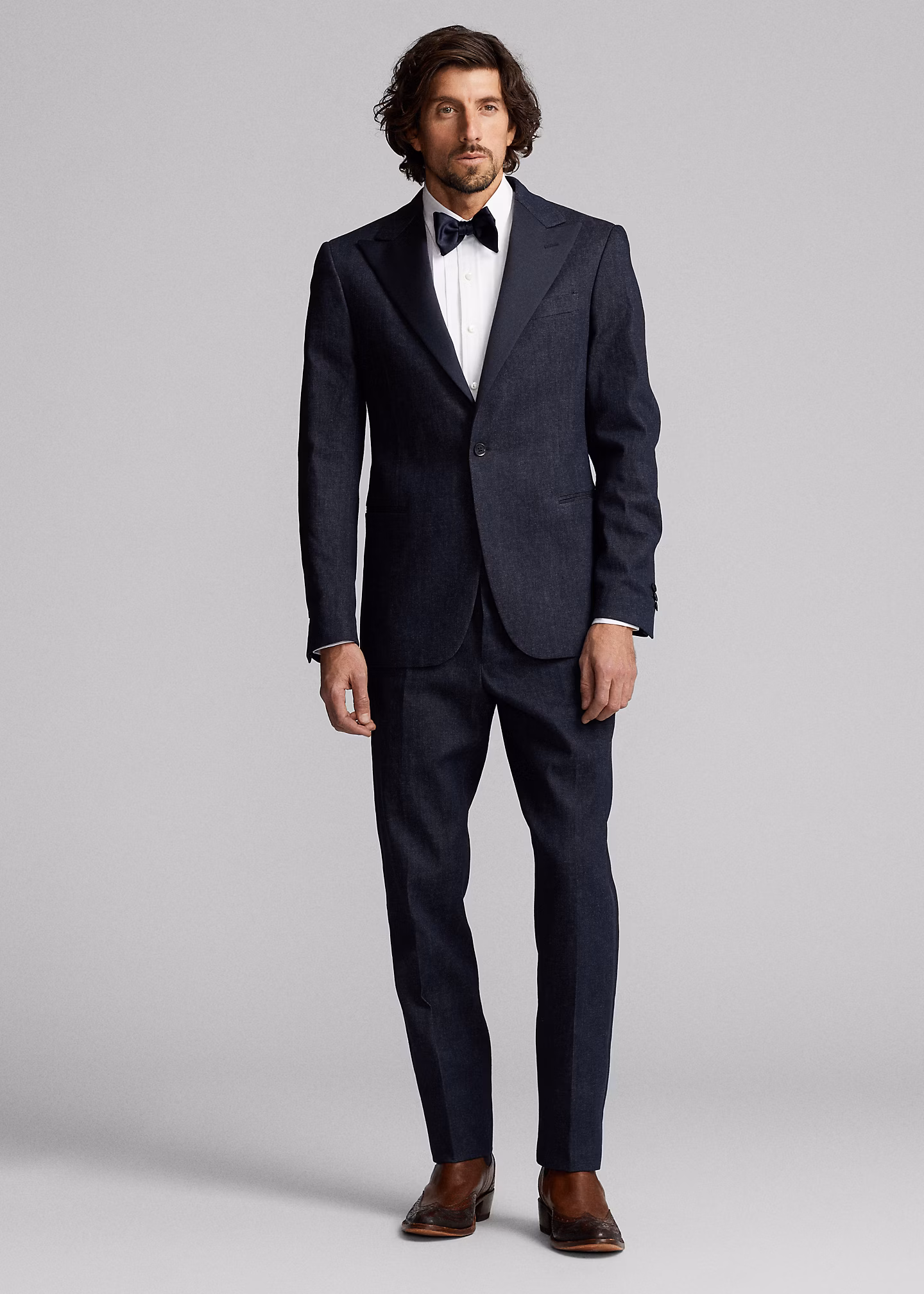 Slim-Fit Denim-Smokinghose in Indigo - RALPH LAUREN OUTLET