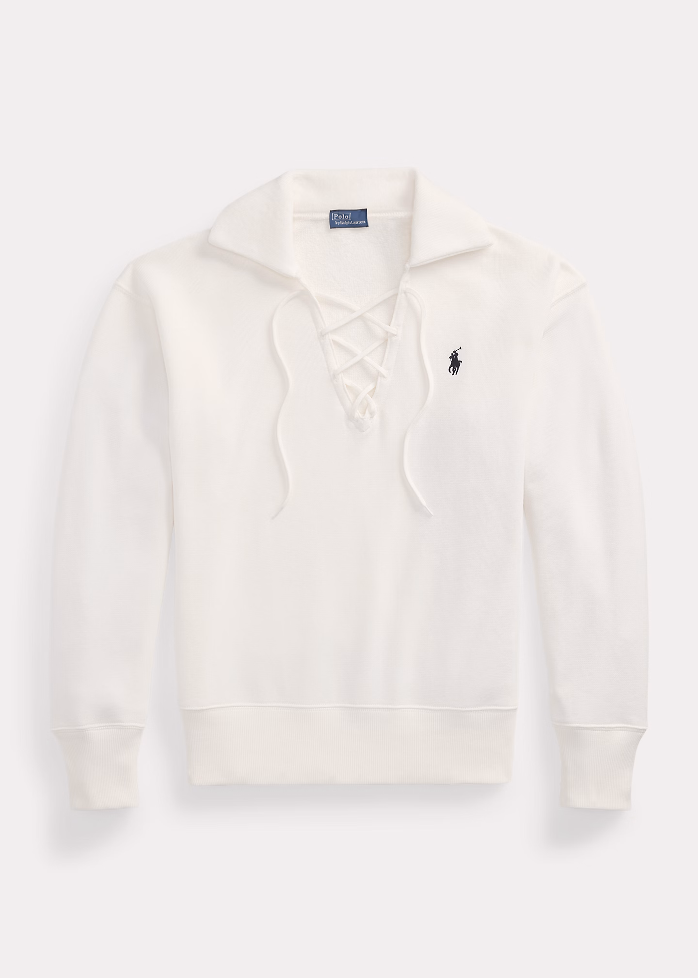 Leichter Fleecepullover zum Schnüren - RALPH LAUREN OUTLET