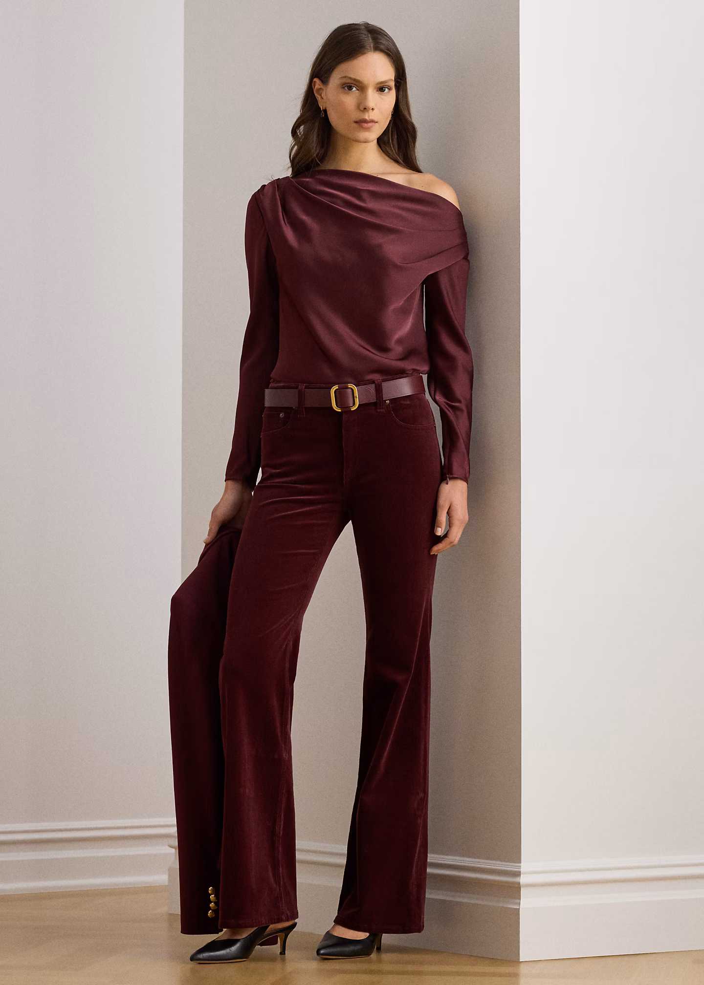 Kordsamthose mit ausgestelltem Bein - RALPH LAUREN OUTLET