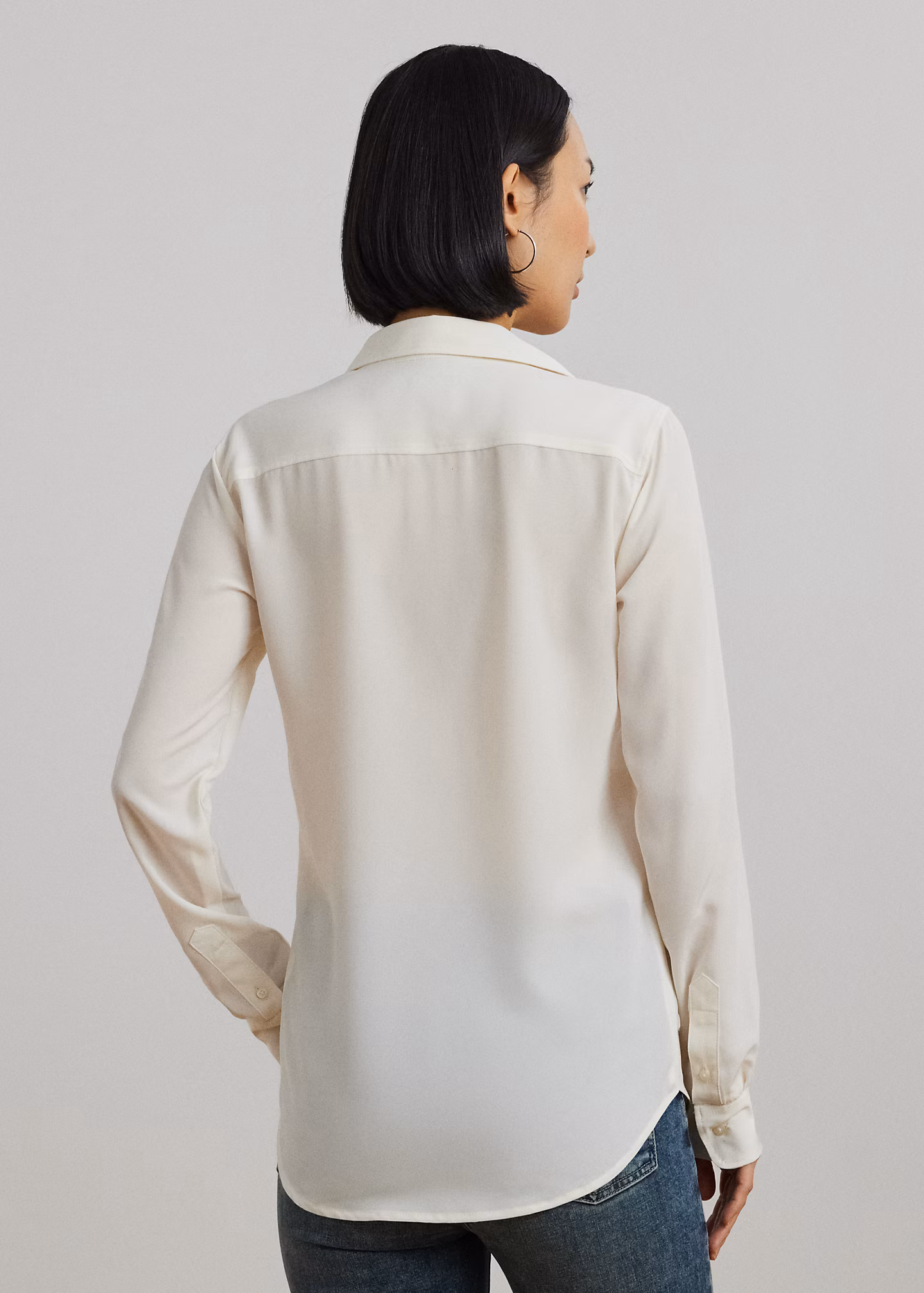 Classic-Fit Hemd aus Crêpe - RALPH LAUREN OUTLET