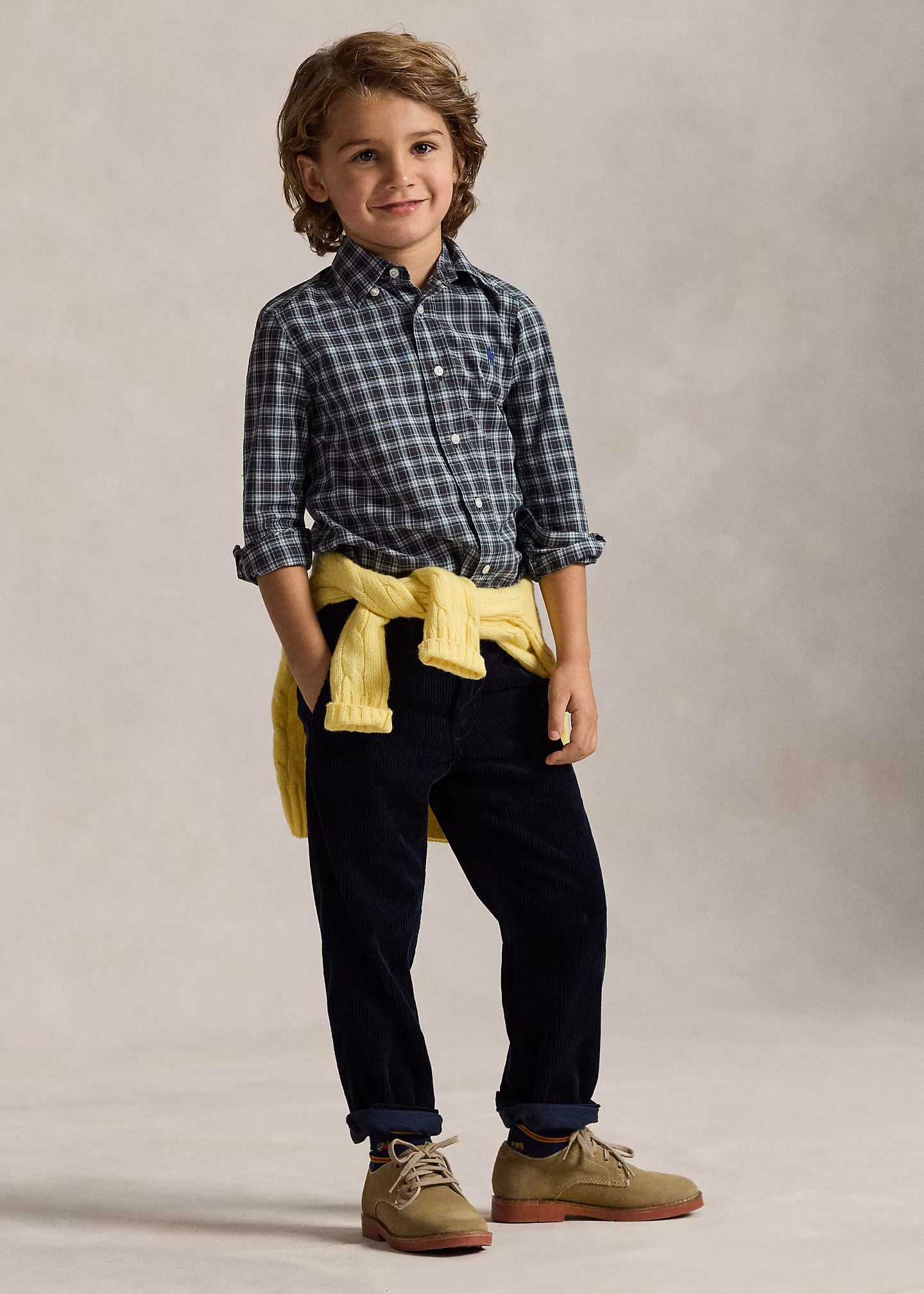 Straight-Fit Hose Bedford aus Kordsamt - RALPH LAUREN OUTLET