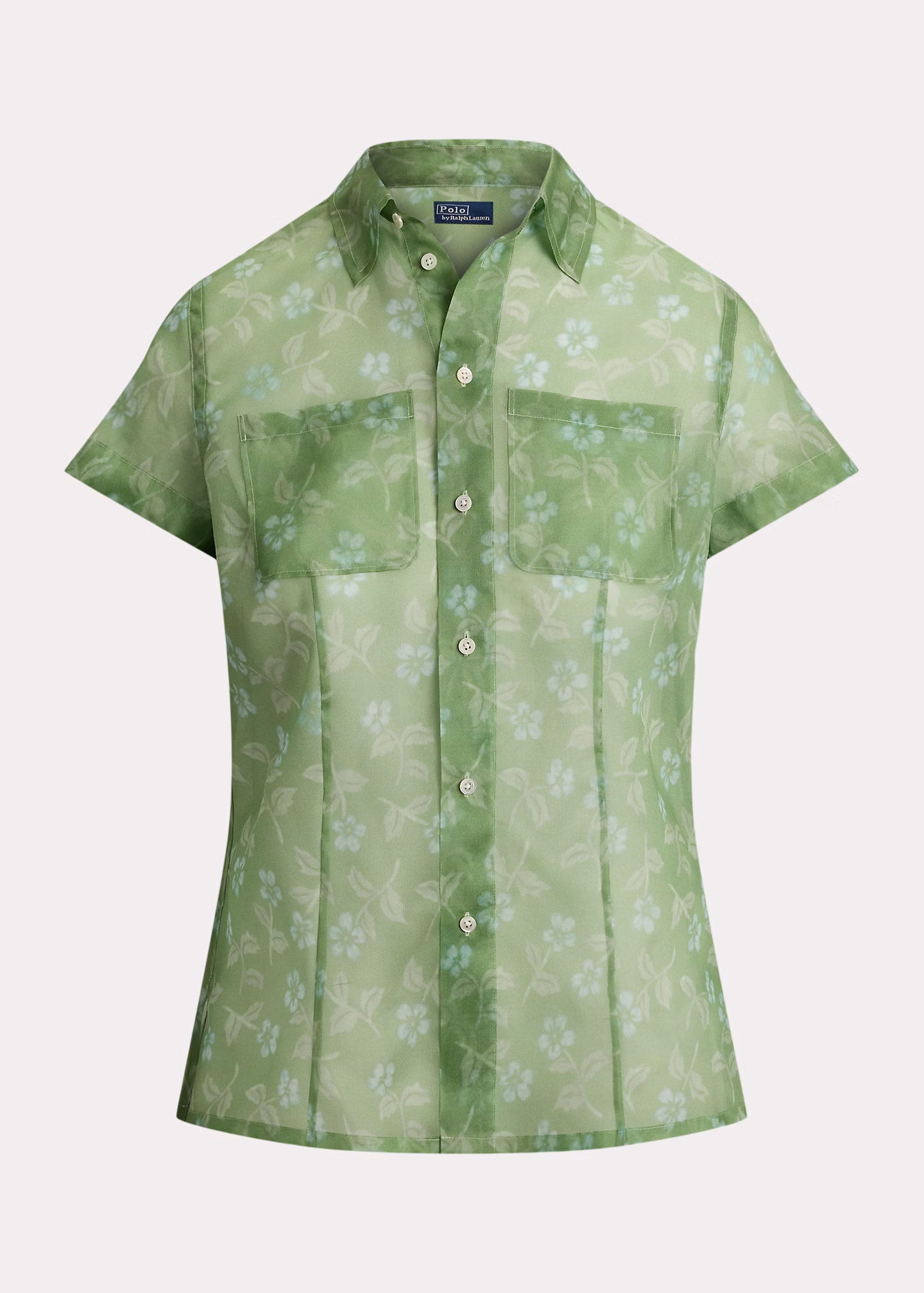 Geblümte Seide-Organza-Hemdbluse - RALPH LAUREN OUTLET