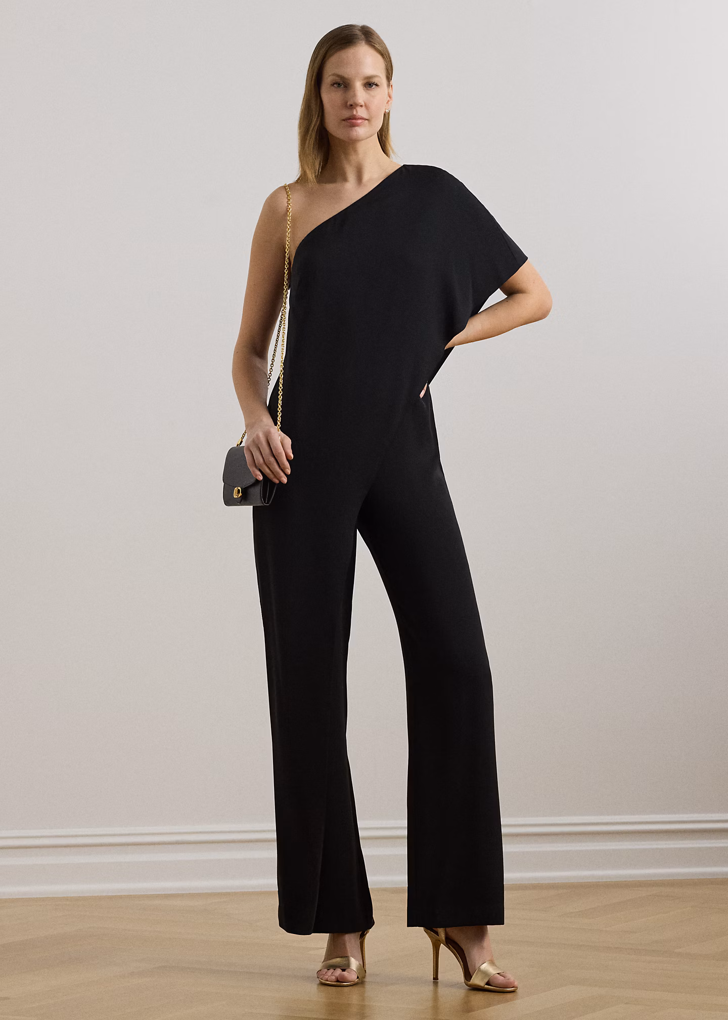 Einschultriger Jumpsuit mit Cape - RALPH LAUREN OUTLET