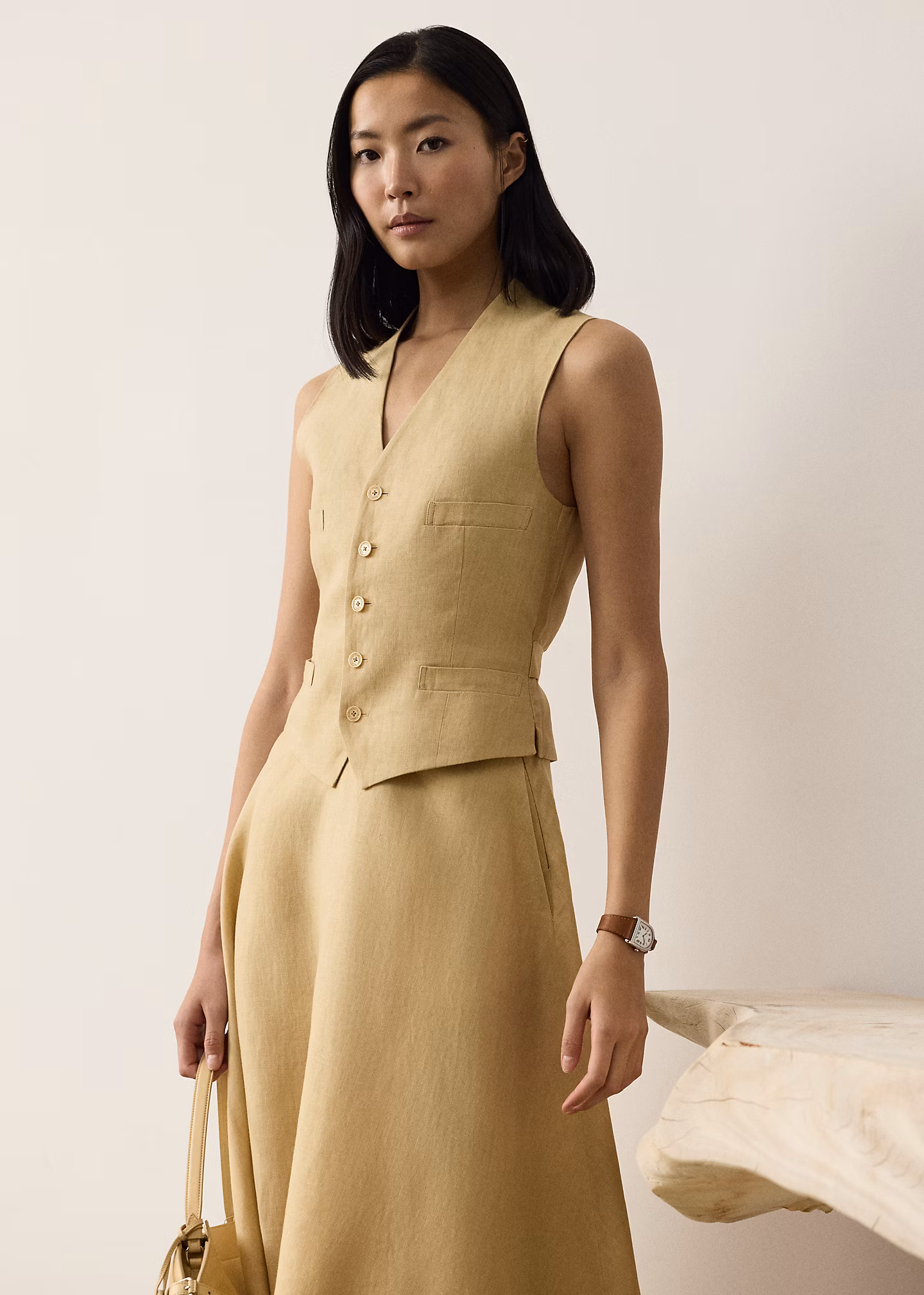 Weste Jaiden aus Leinen - RALPH LAUREN OUTLET