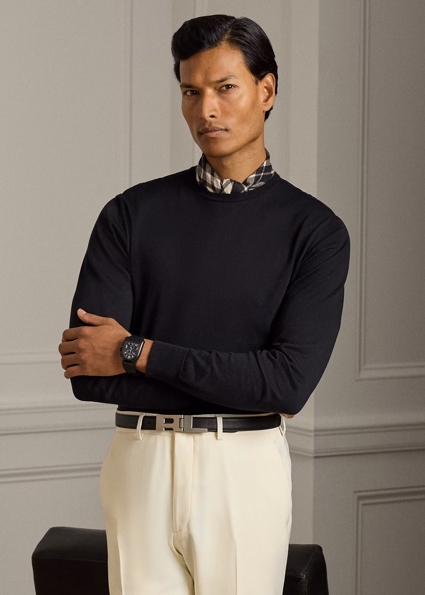 Rundhalspullover aus Baumwolle - RALPH LAUREN OUTLET