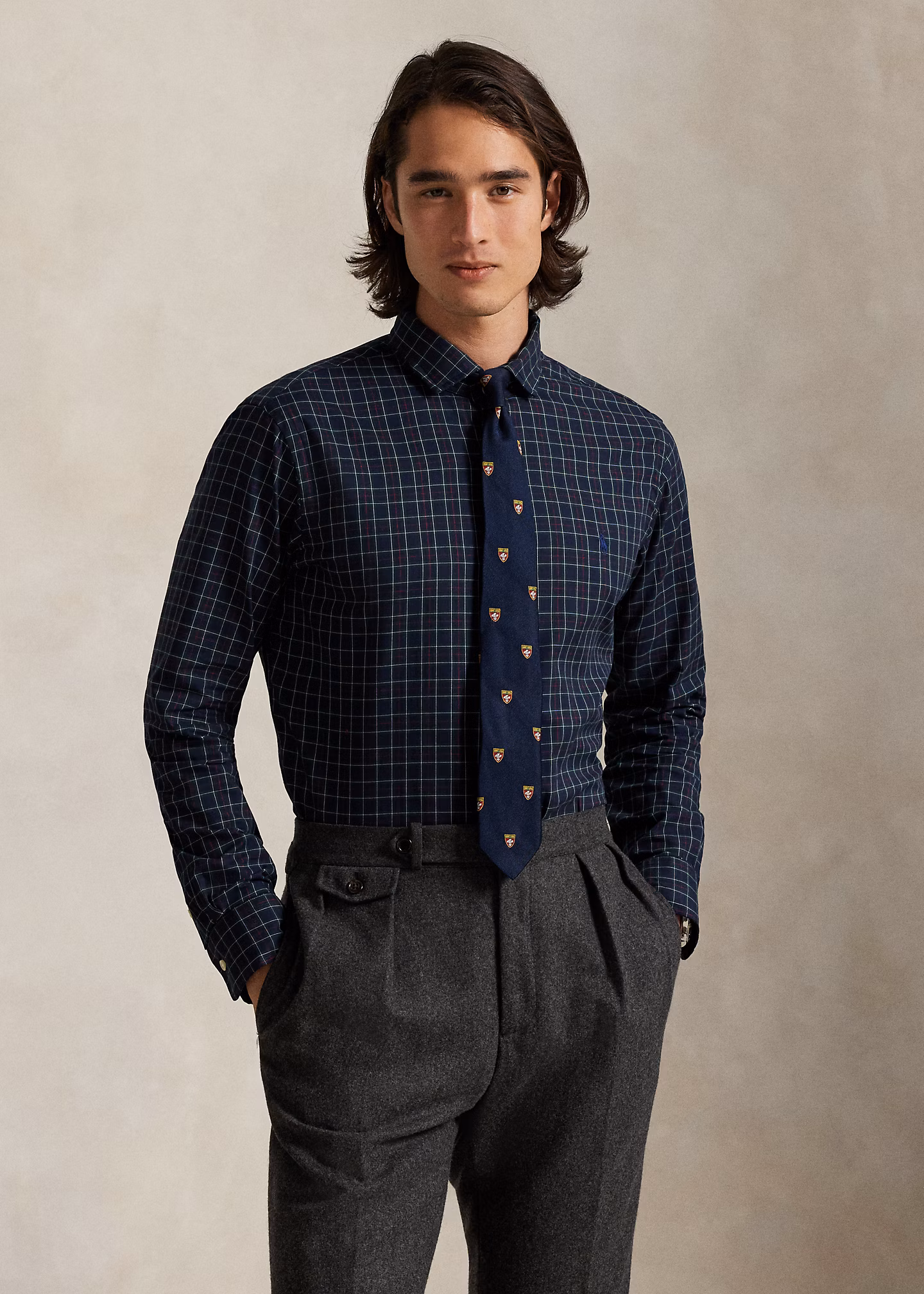 Custom-Fit Karohemd aus Twill - RALPH LAUREN OUTLET