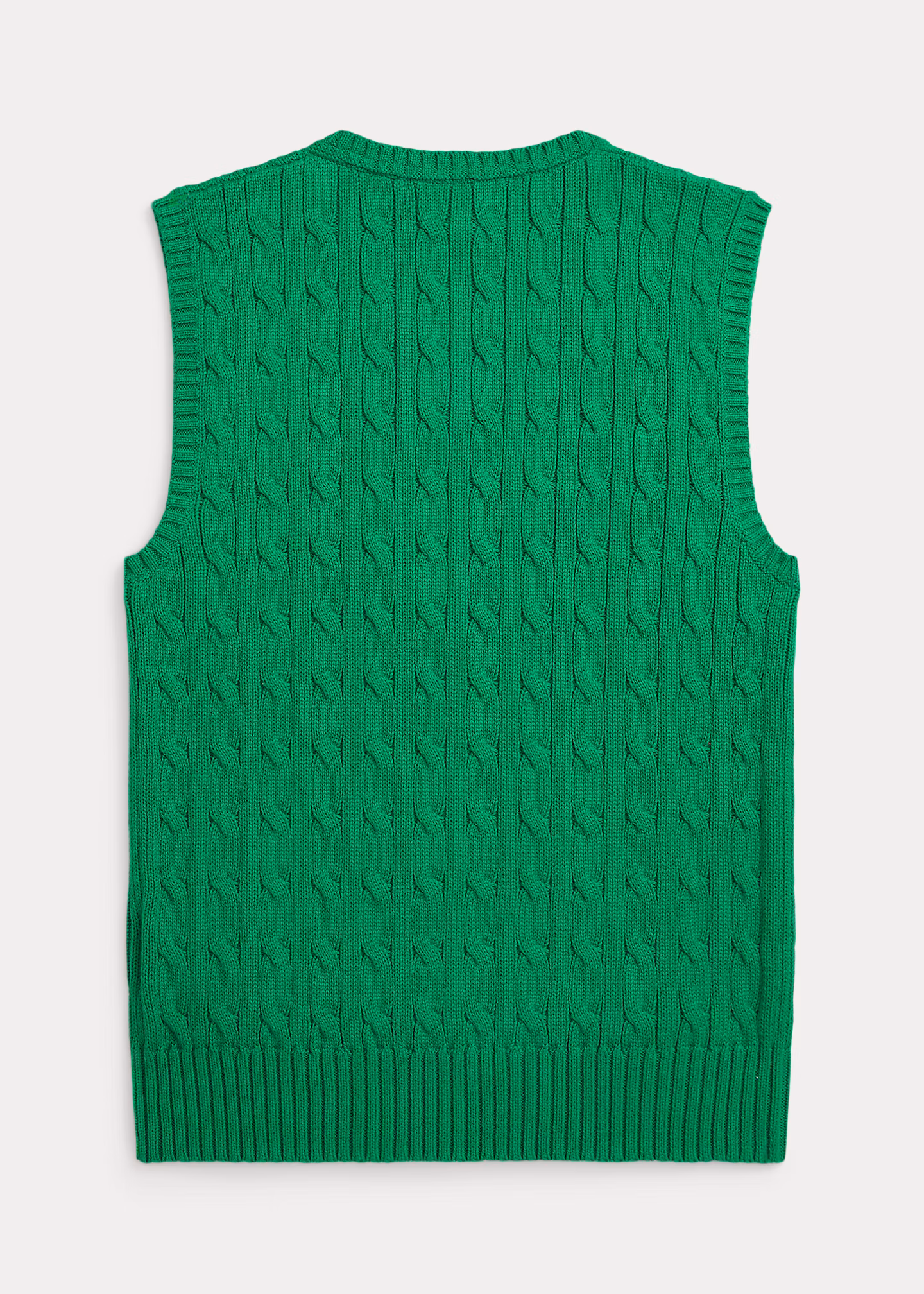 Baumwollpullunder mit Zopfmuster - RALPH LAUREN OUTLET